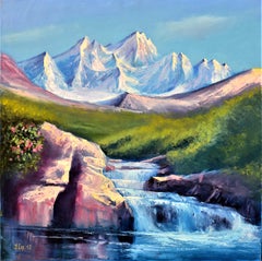 Mountain river 60X60