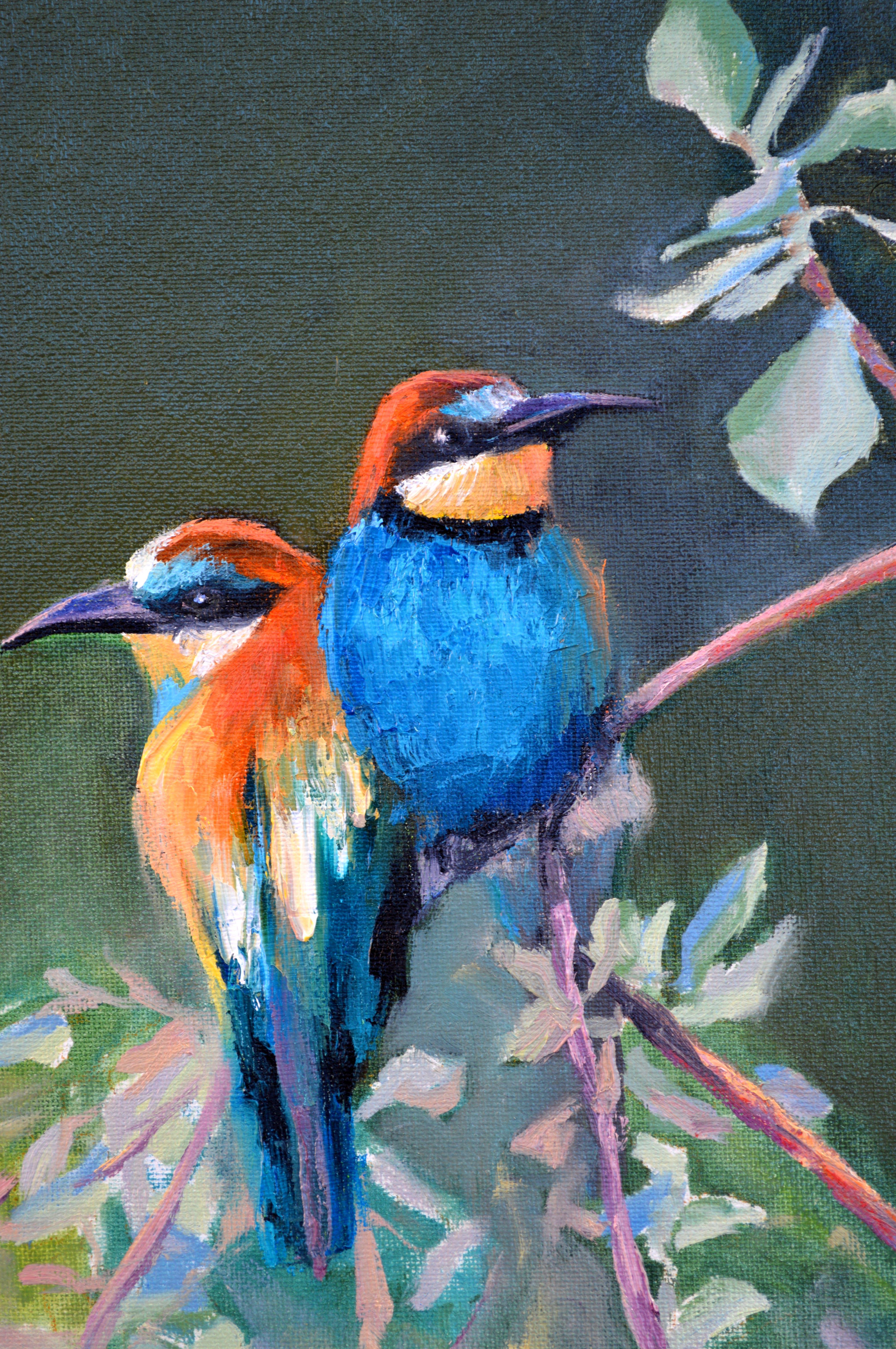Bonito día soleado - Painting de Elena Lukina