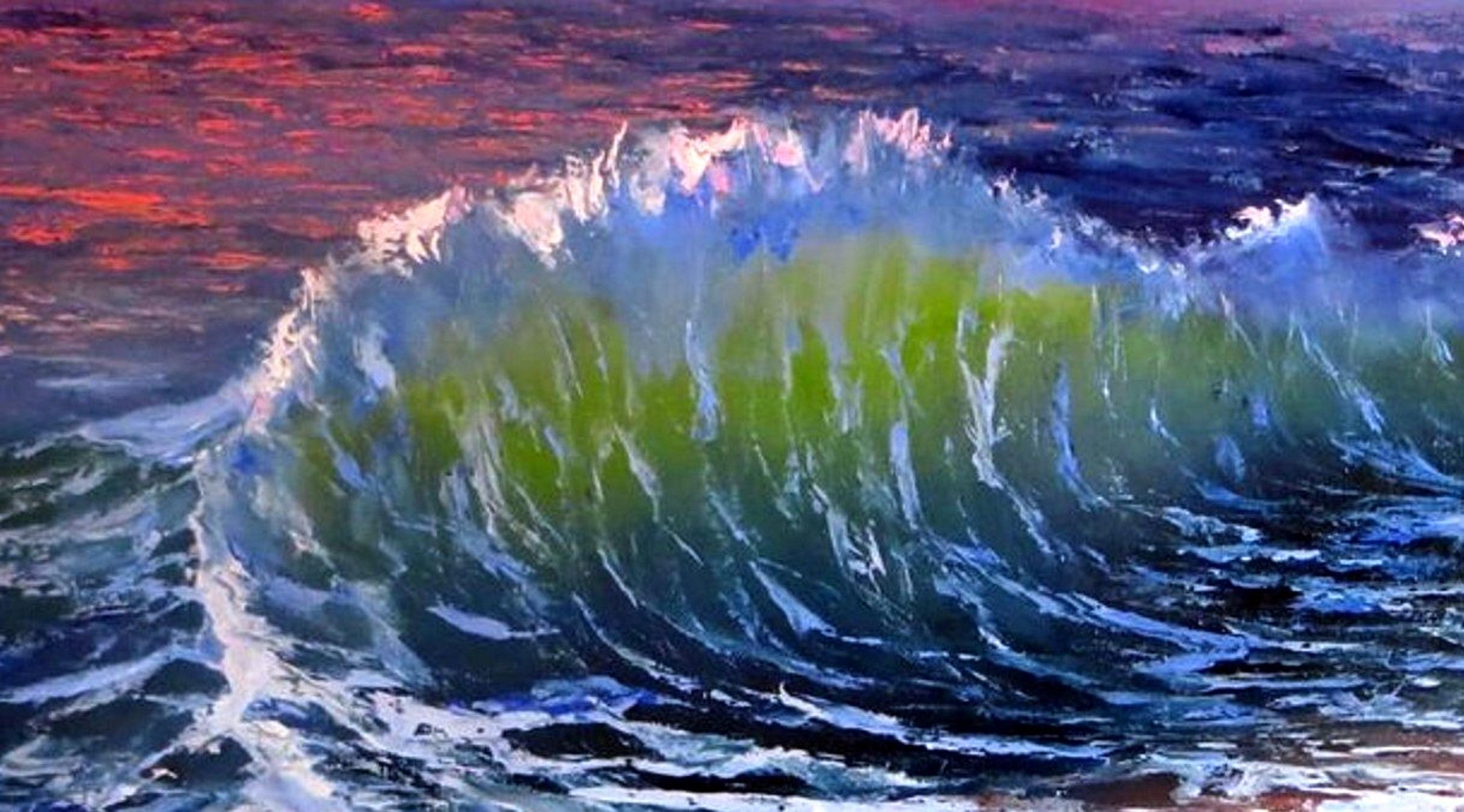 Nel realizzare quest'opera, ho riversato la mia passione in ogni tratto, cercando di catturare la forza grezza e la bellezza fugace del mare. La danza della luce sulle onde turbolente è una sinfonia visiva che riflette il movimento costante della