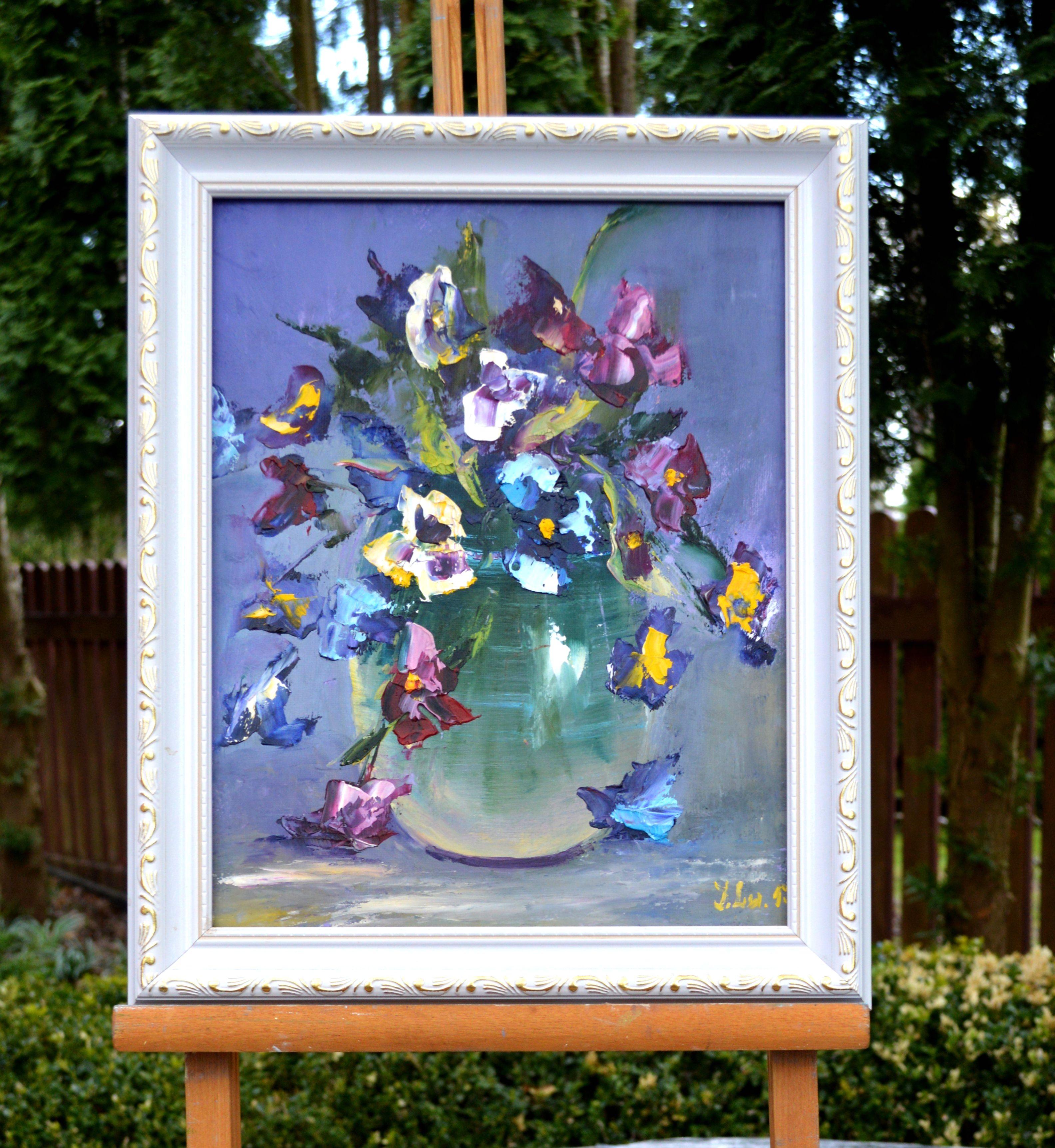 Ensayo de pensamientos - Painting de Elena Lukina