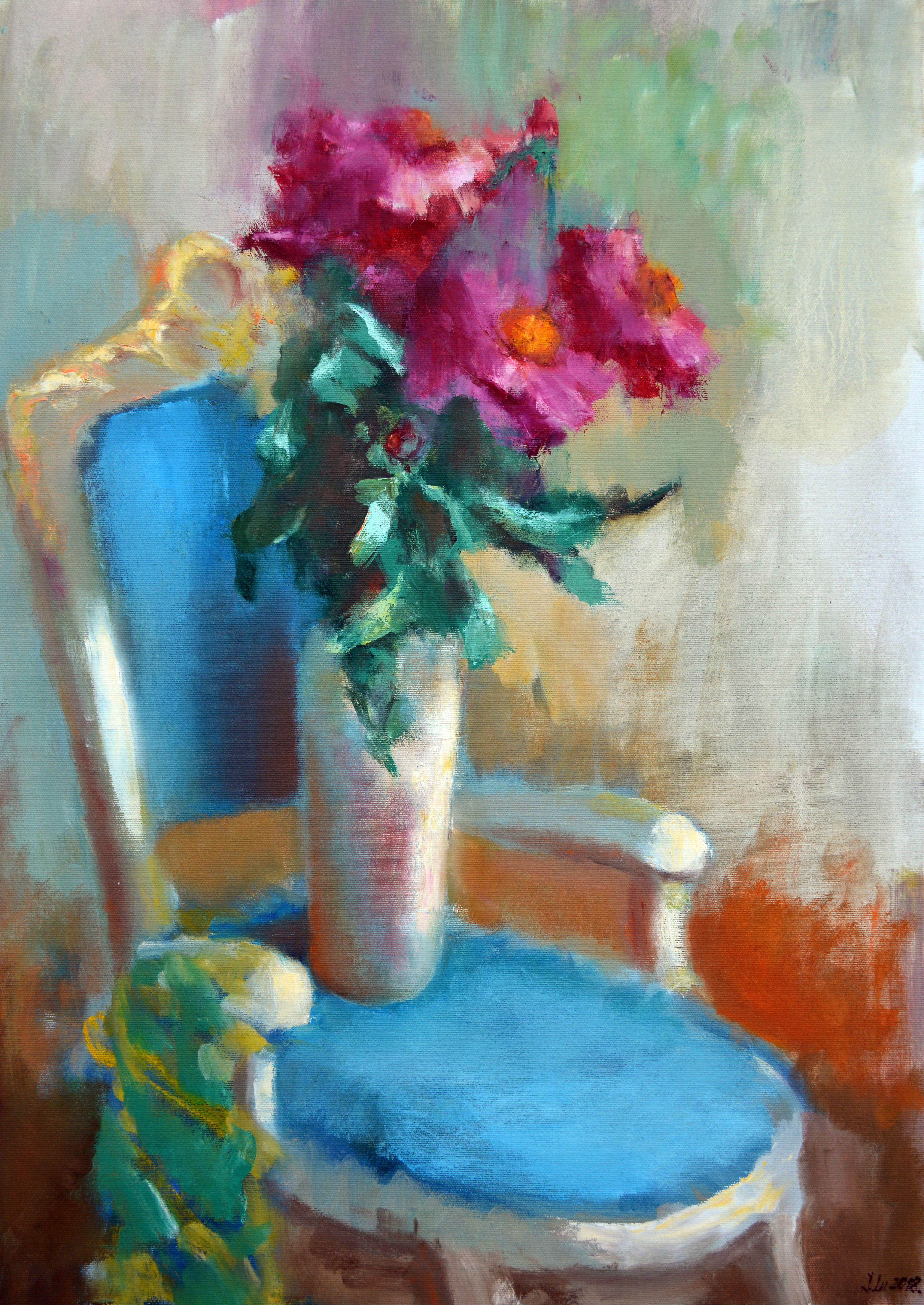 Elena Lukina Interior Painting - Pastel Still Art