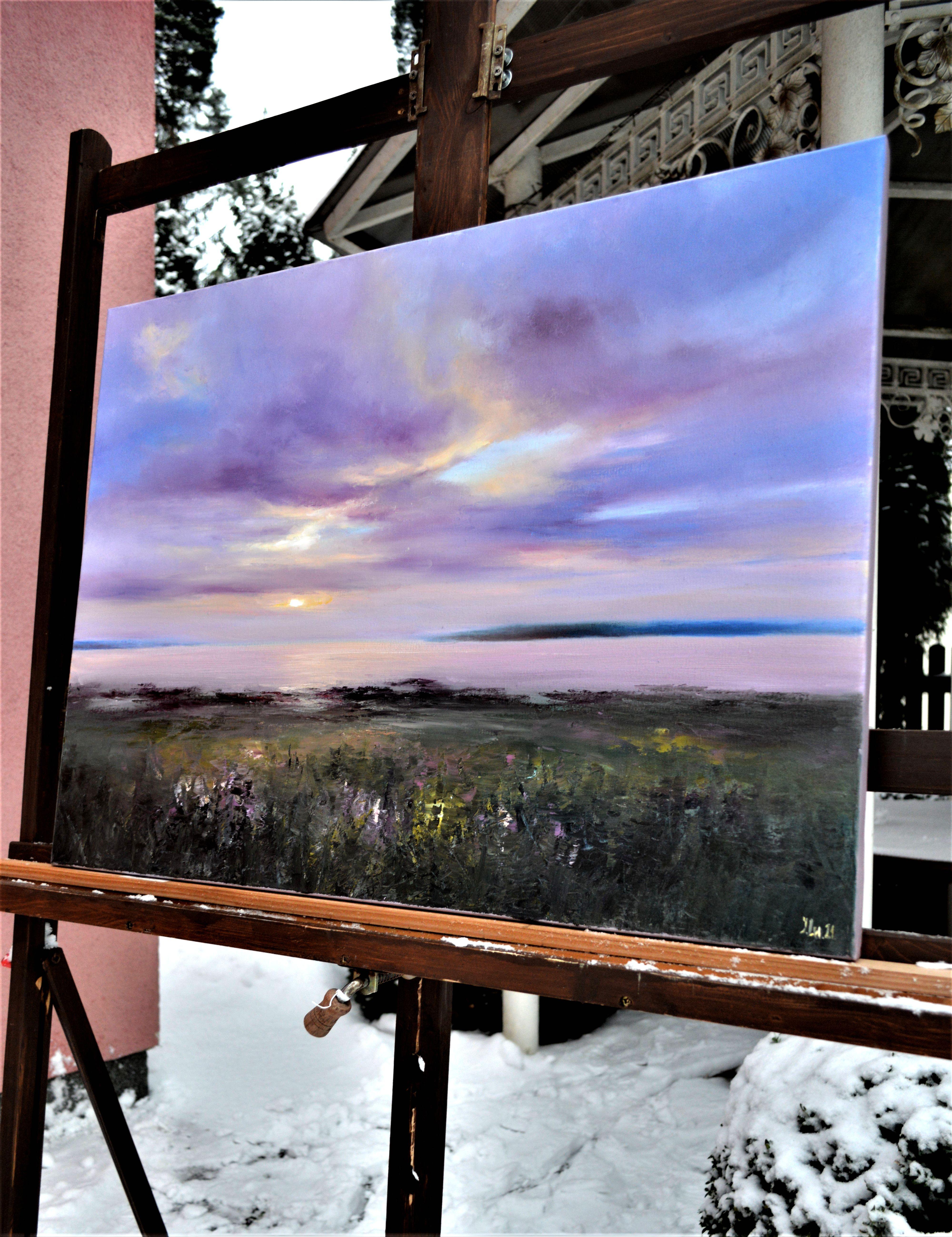 Sunset rose de la rivière en vente 1