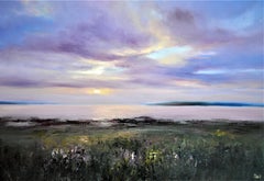 Sunset rose de la rivière
