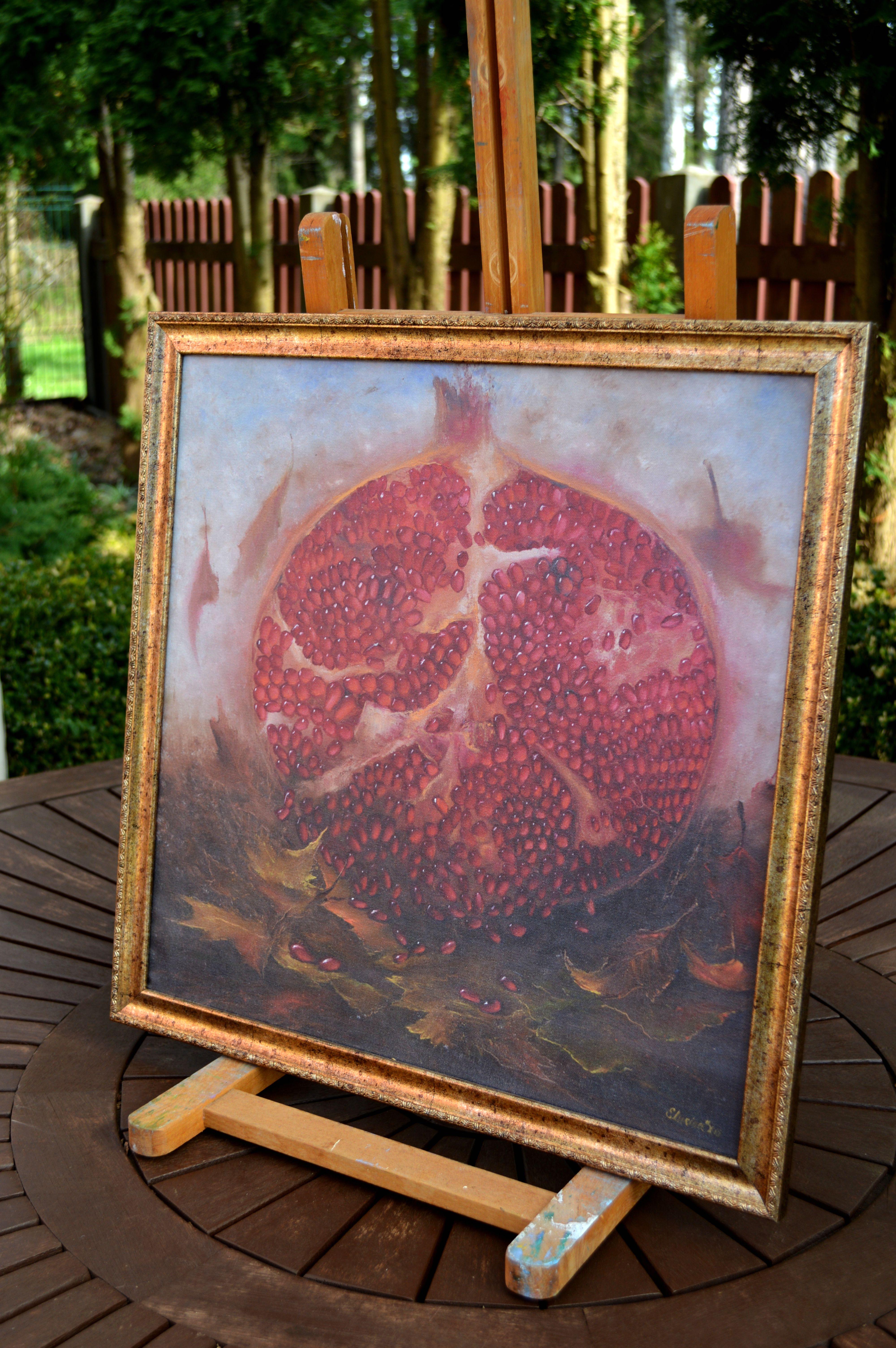 Imbued with the vigor of expressionism and the gentleness of impressionism, this piece marries the tangible with the emotional. It's a tribute to nature's intricate design and a meditation on the depth of life, embodied by the rich, passionate hues