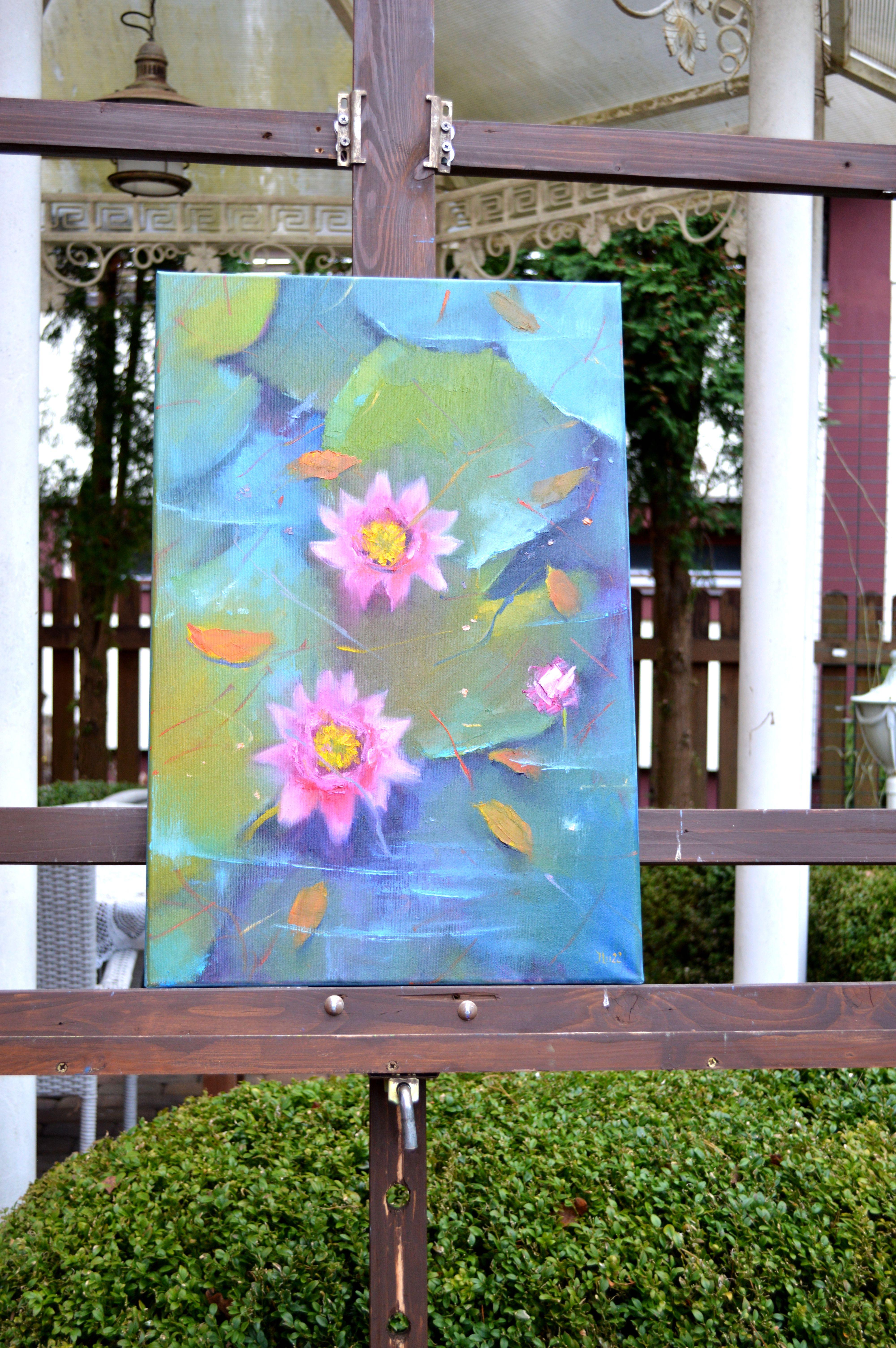 Teich 60X40 – Painting von Elena Lukina