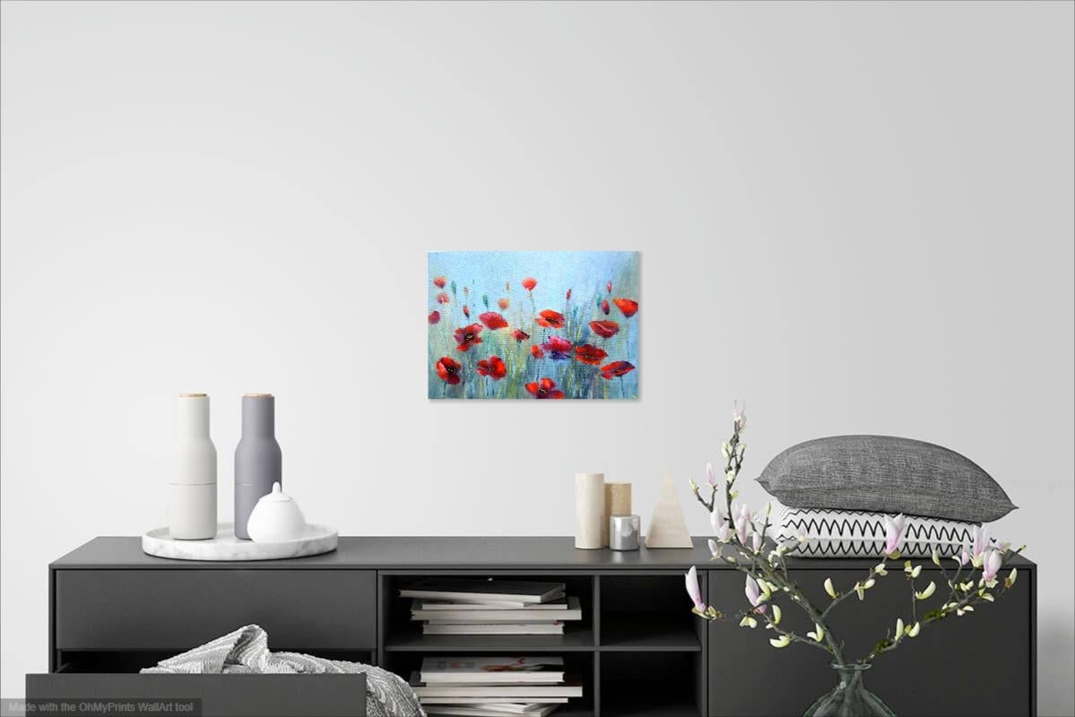Amapolas fantasía 50X70 8