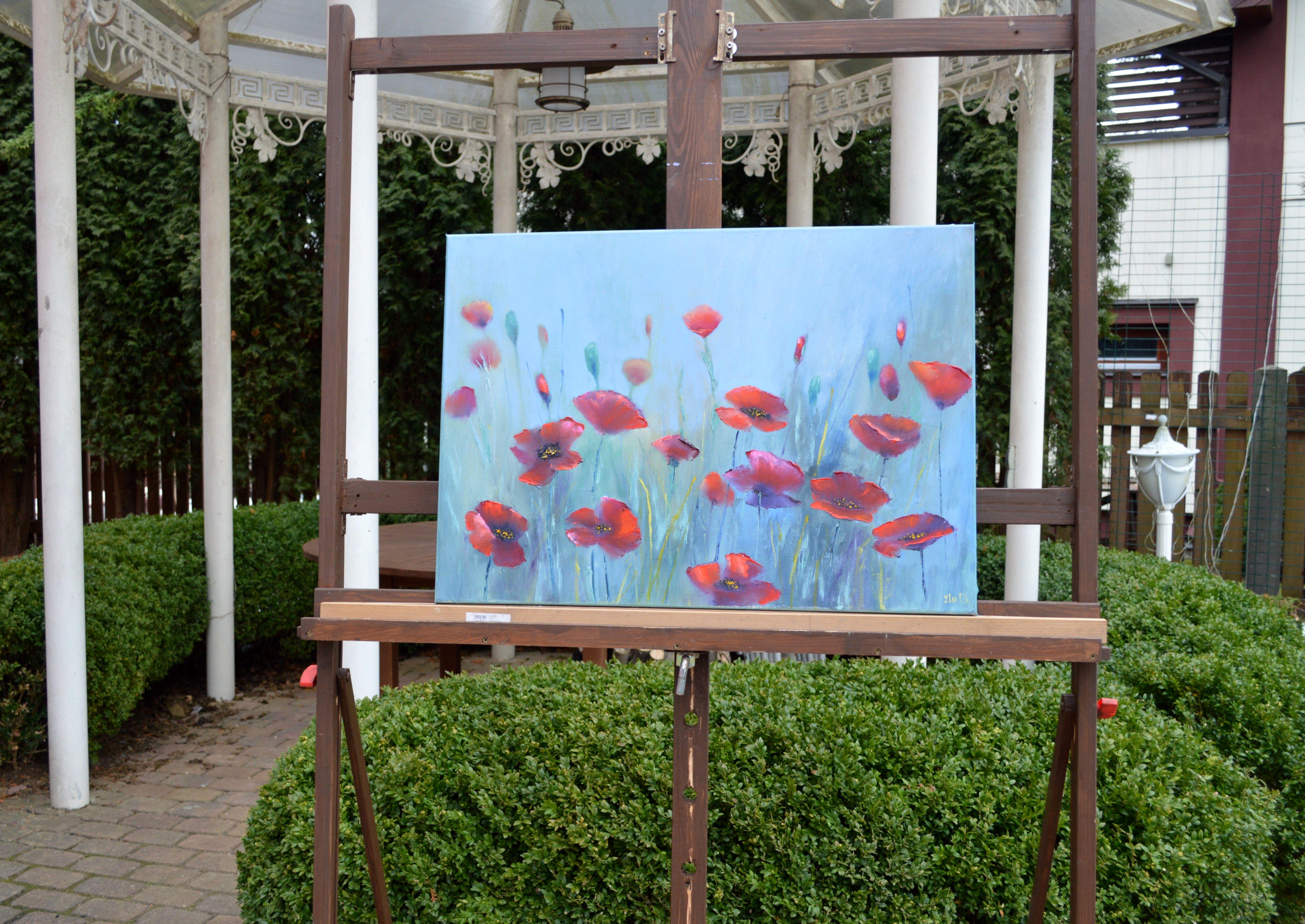 Amapolas fantasía 50X70 - Painting de Elena Lukina
