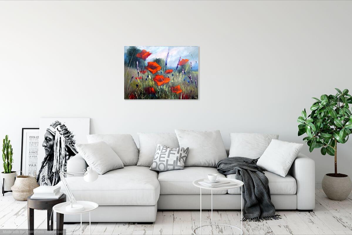 Poppy meadow 50X70 For Sale 14