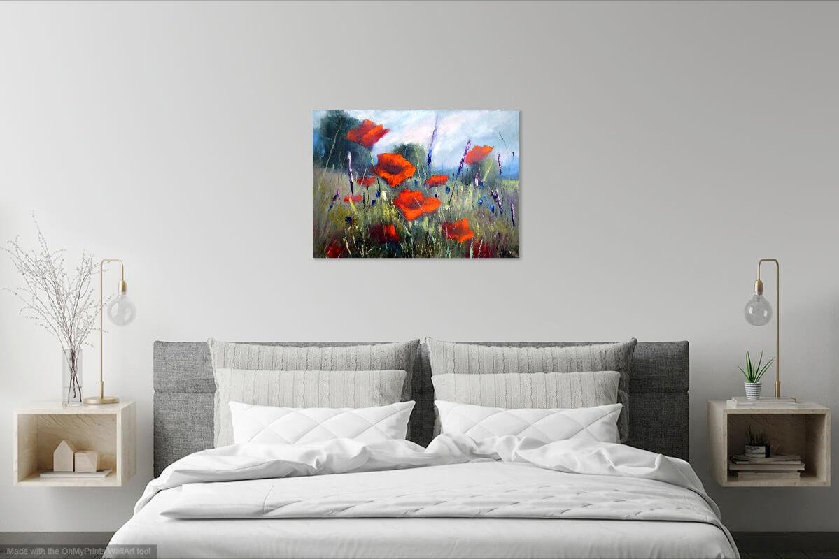 Poppy meadow 50X70 For Sale 16