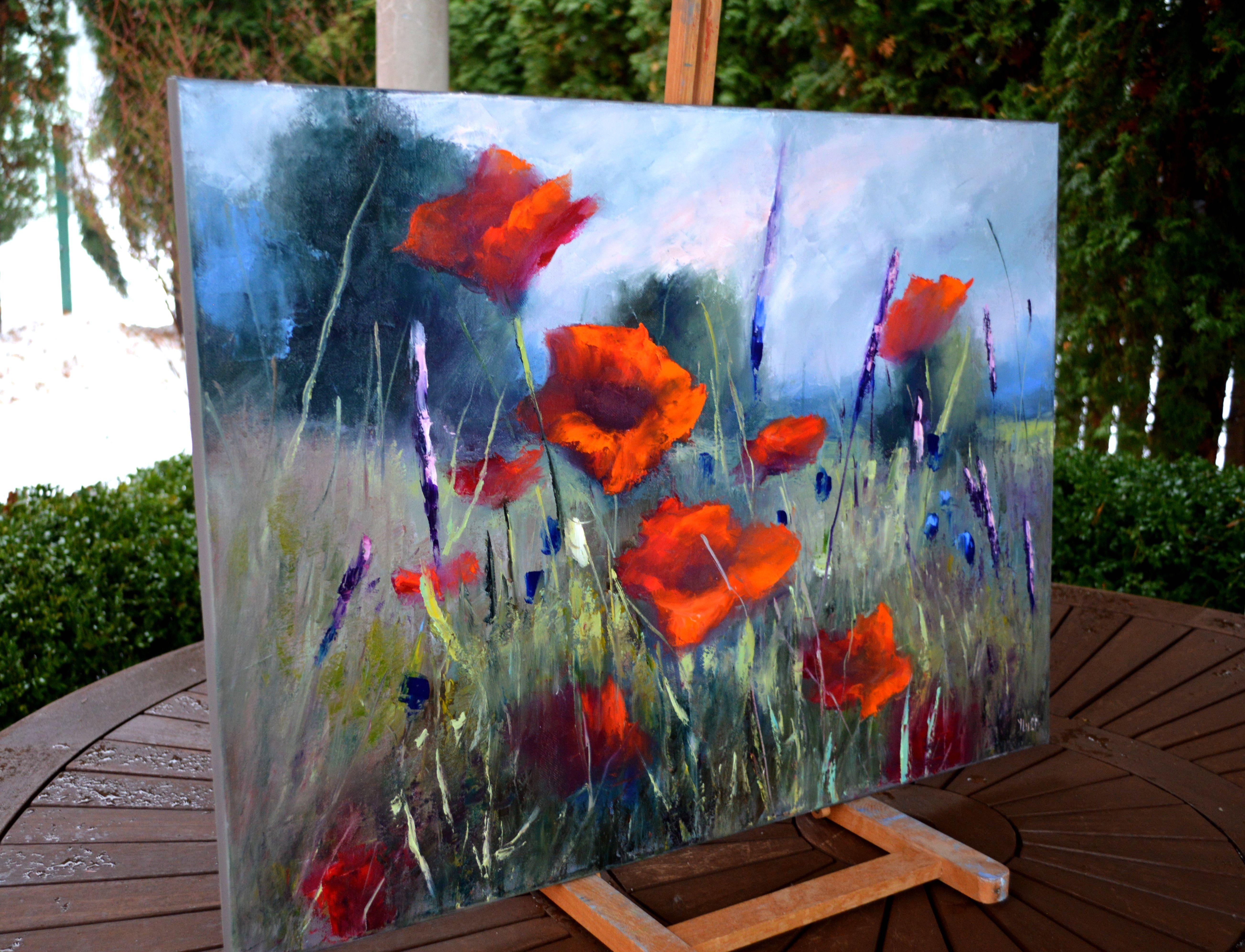 Poppy meadow 50X70 For Sale 2