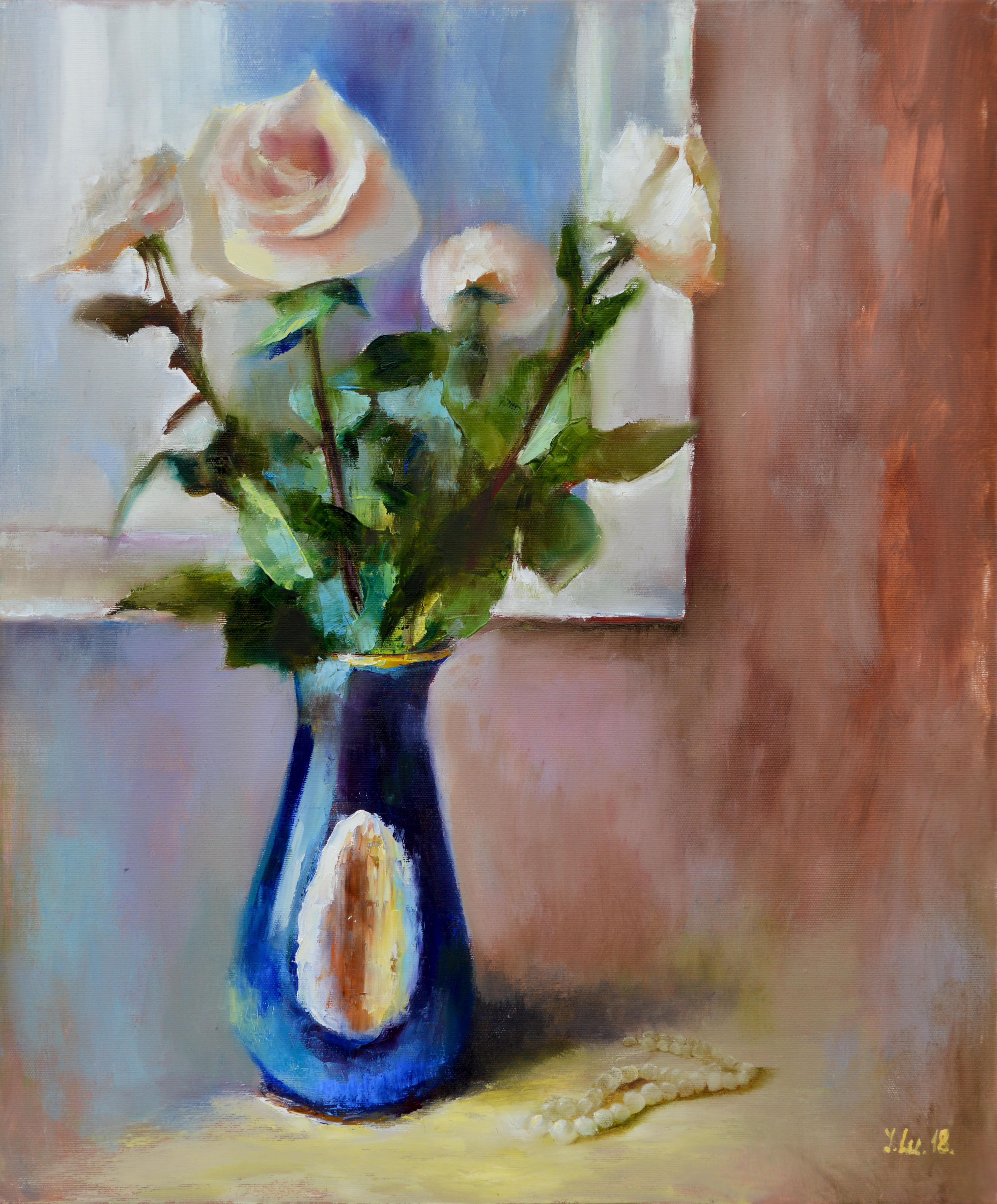Elena Lukina Landscape Painting - Roses