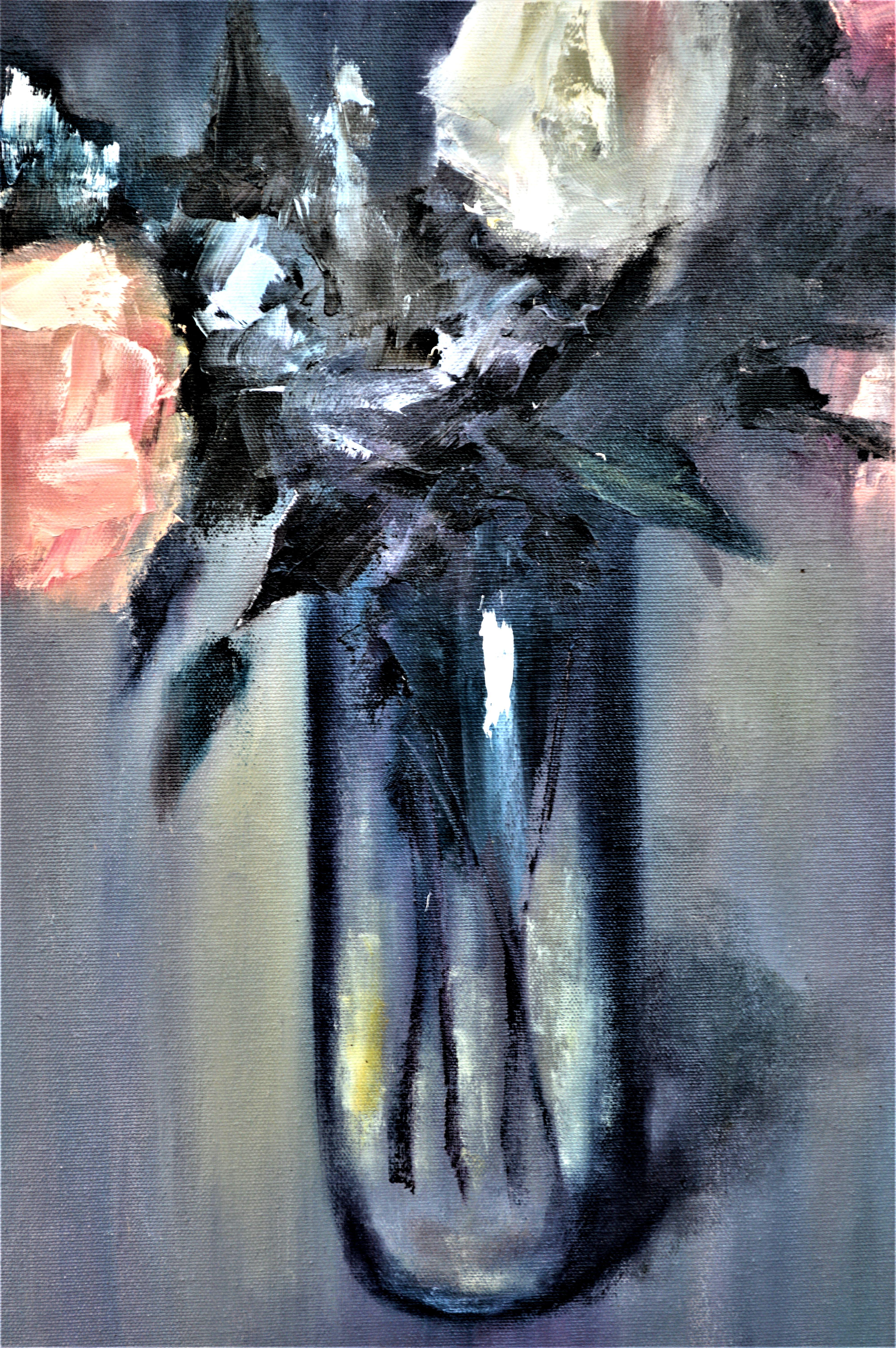 Roses in a vase For Sale 3
