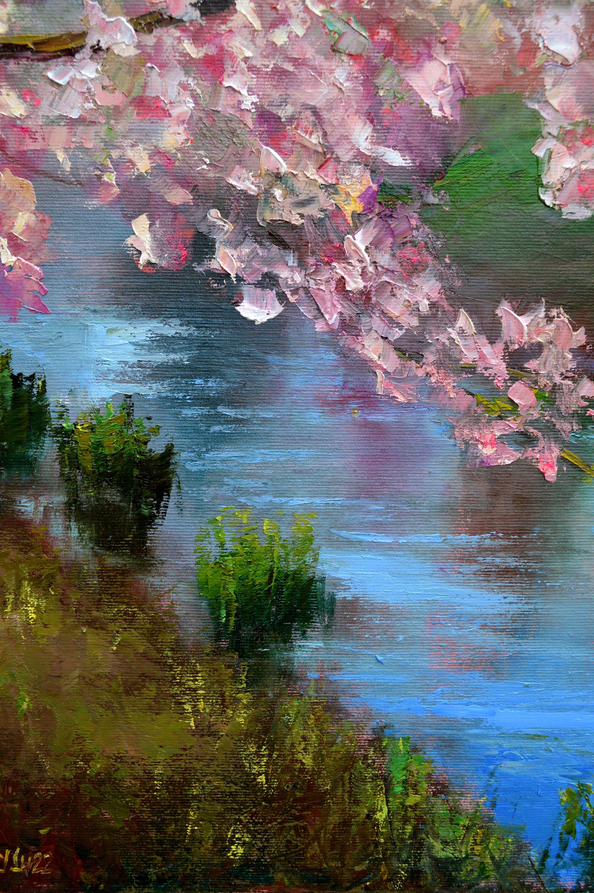 Sakura in the city park For Sale 3