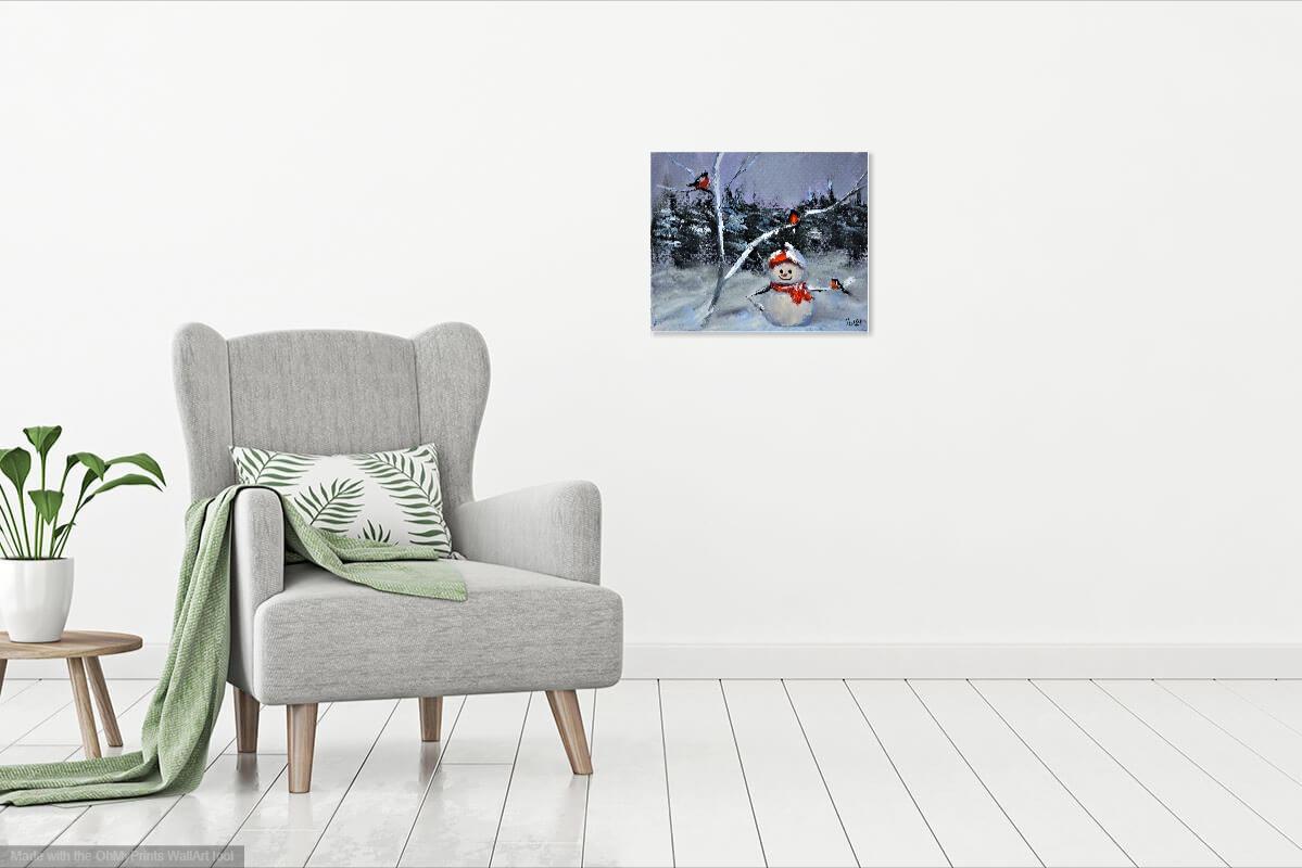 Muñeco de nieve y camachuelos en venta 3