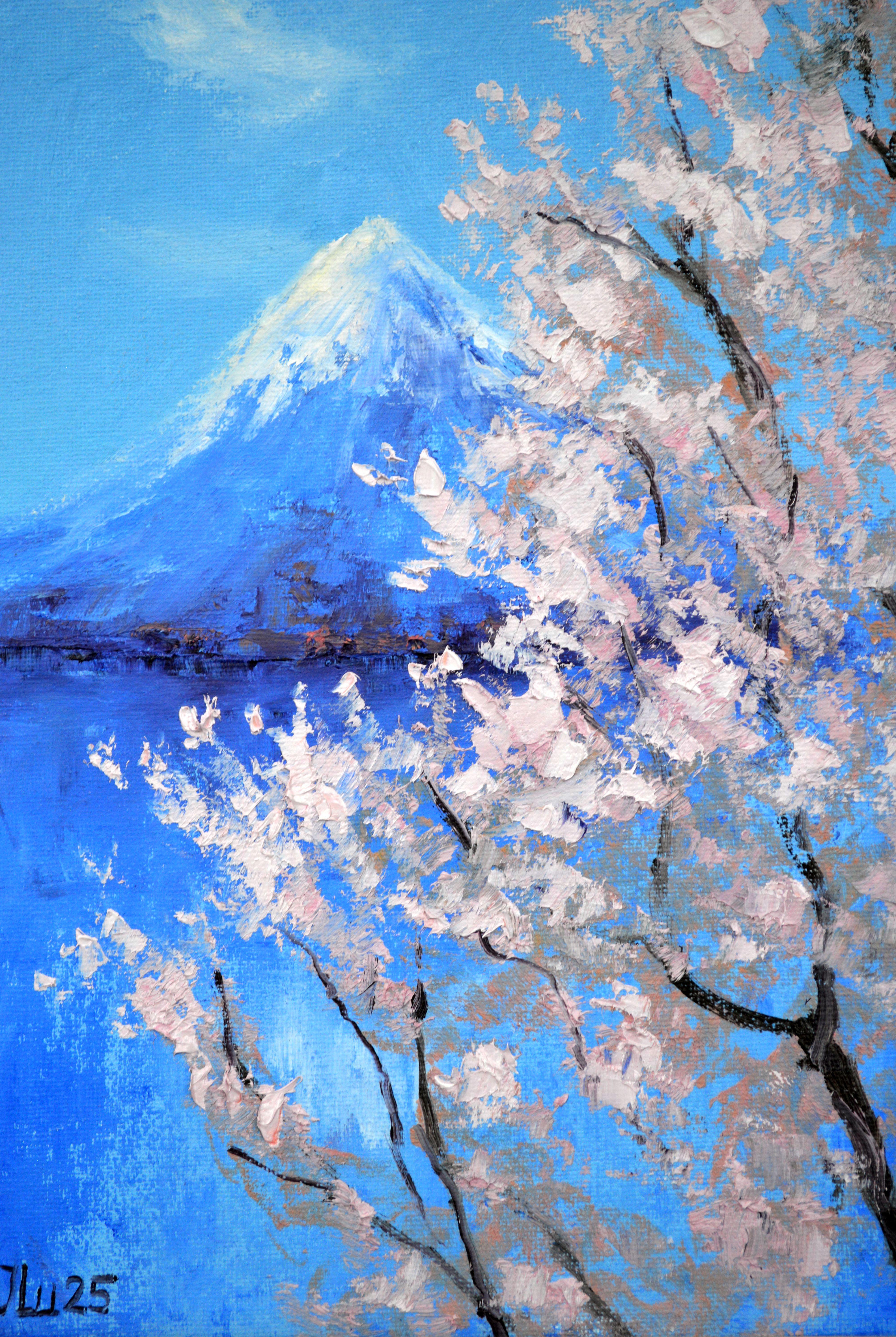 Spring at Mount Fuji For Sale 1