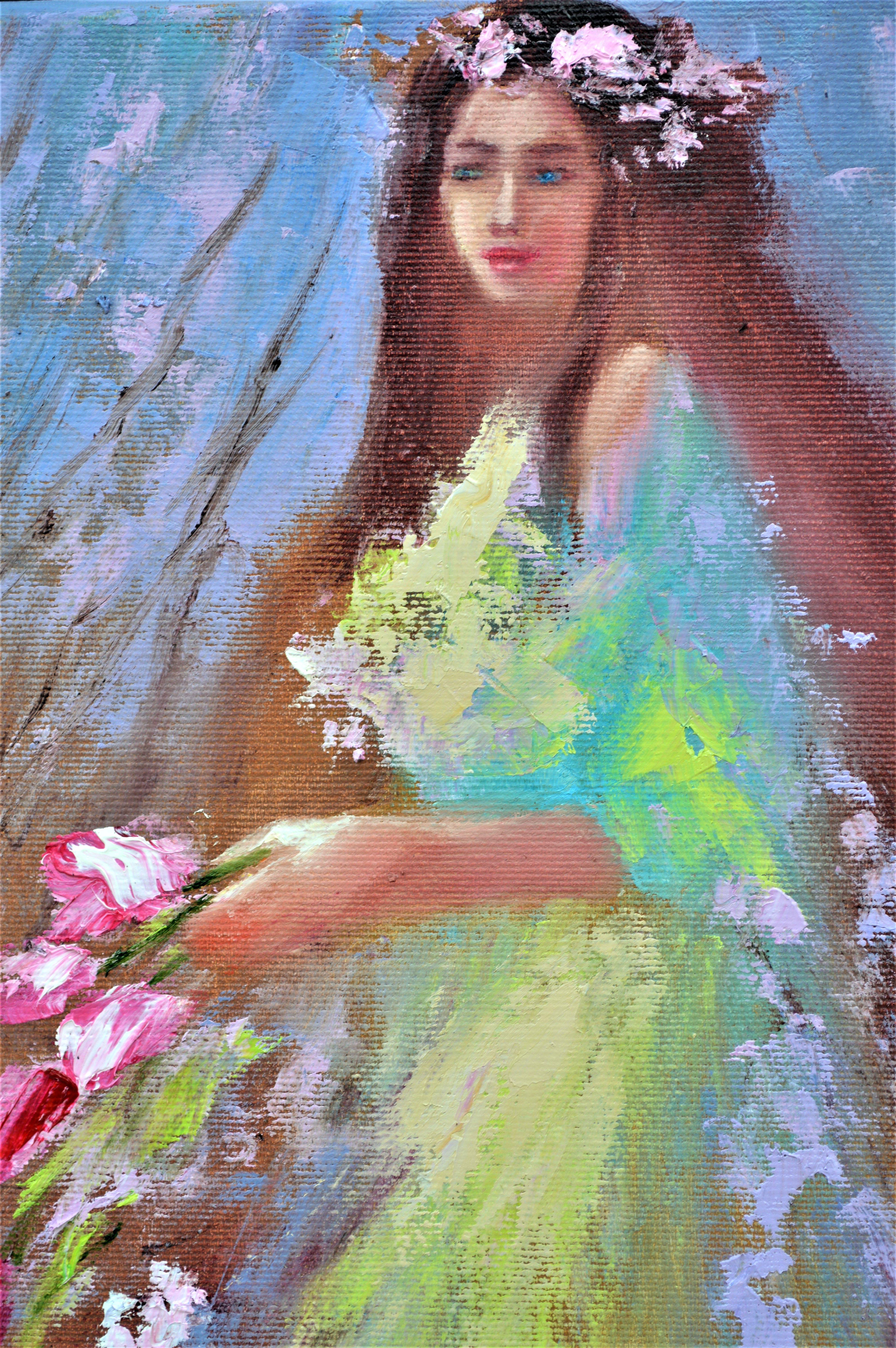 ¡Llegó la primavera! - Painting Expresionista de Elena Lukina
