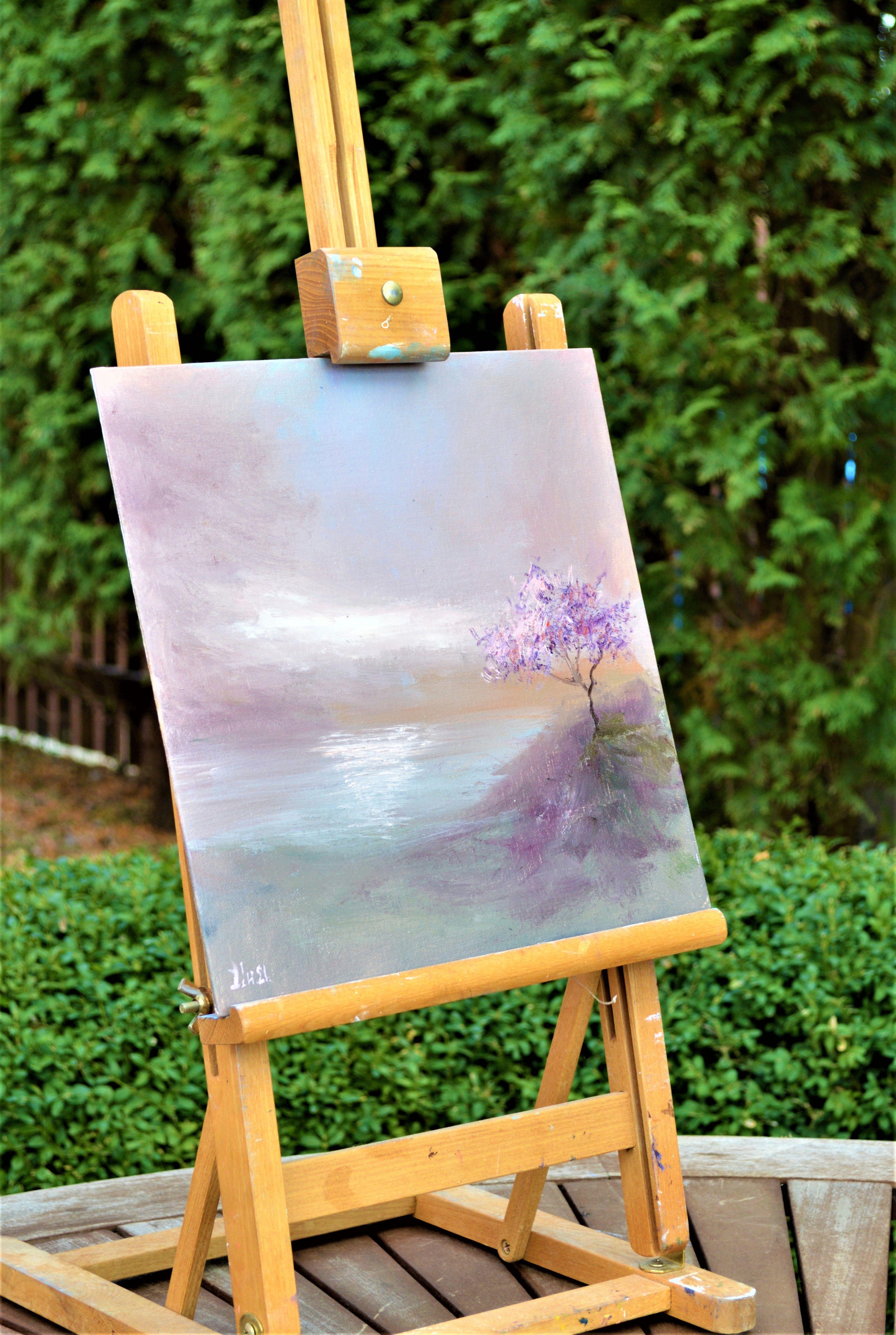 Spring morning - Expressionist Painting by Elena Lukina