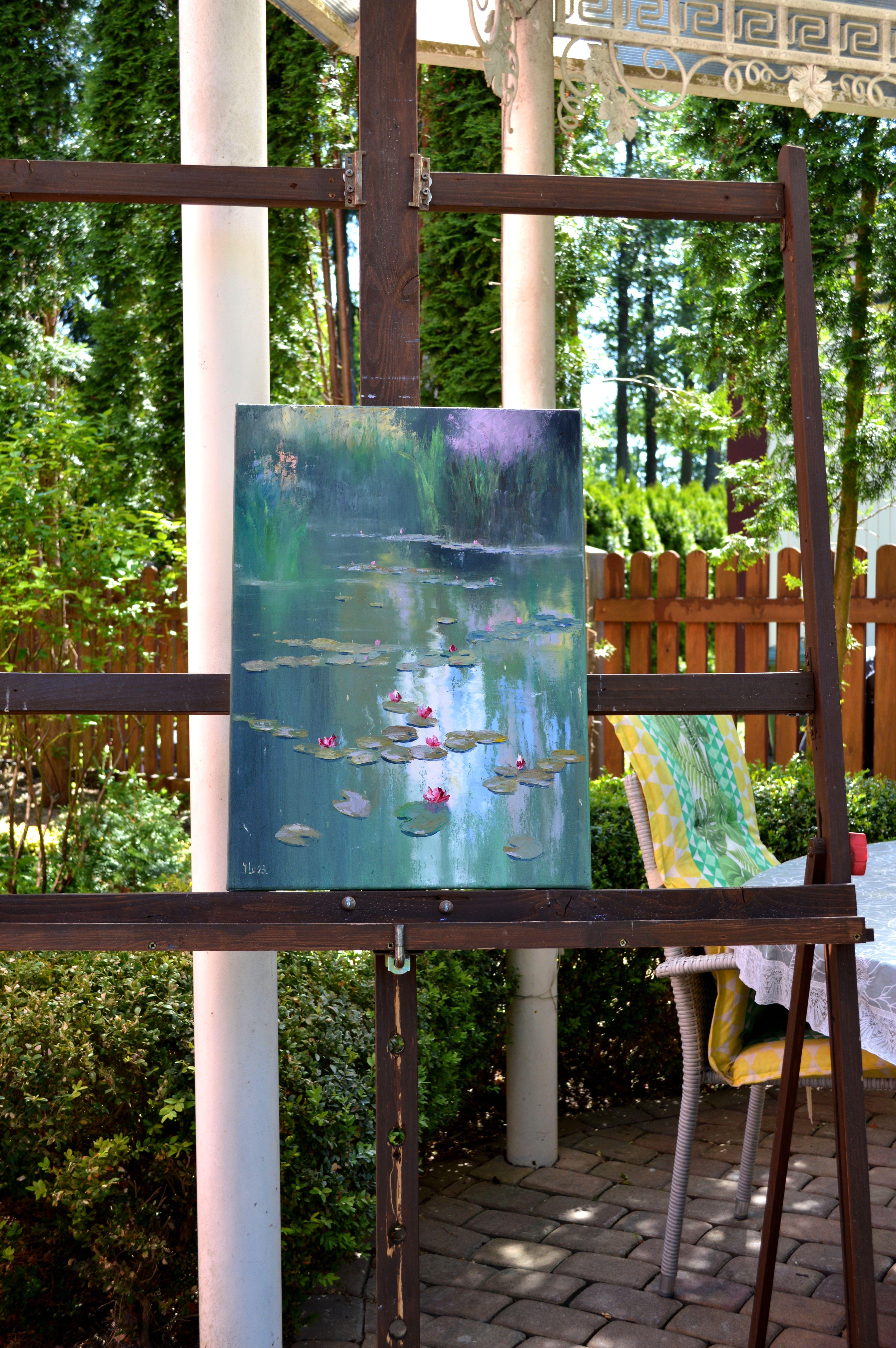 Quellteich 55X40 – Painting von Elena Lukina