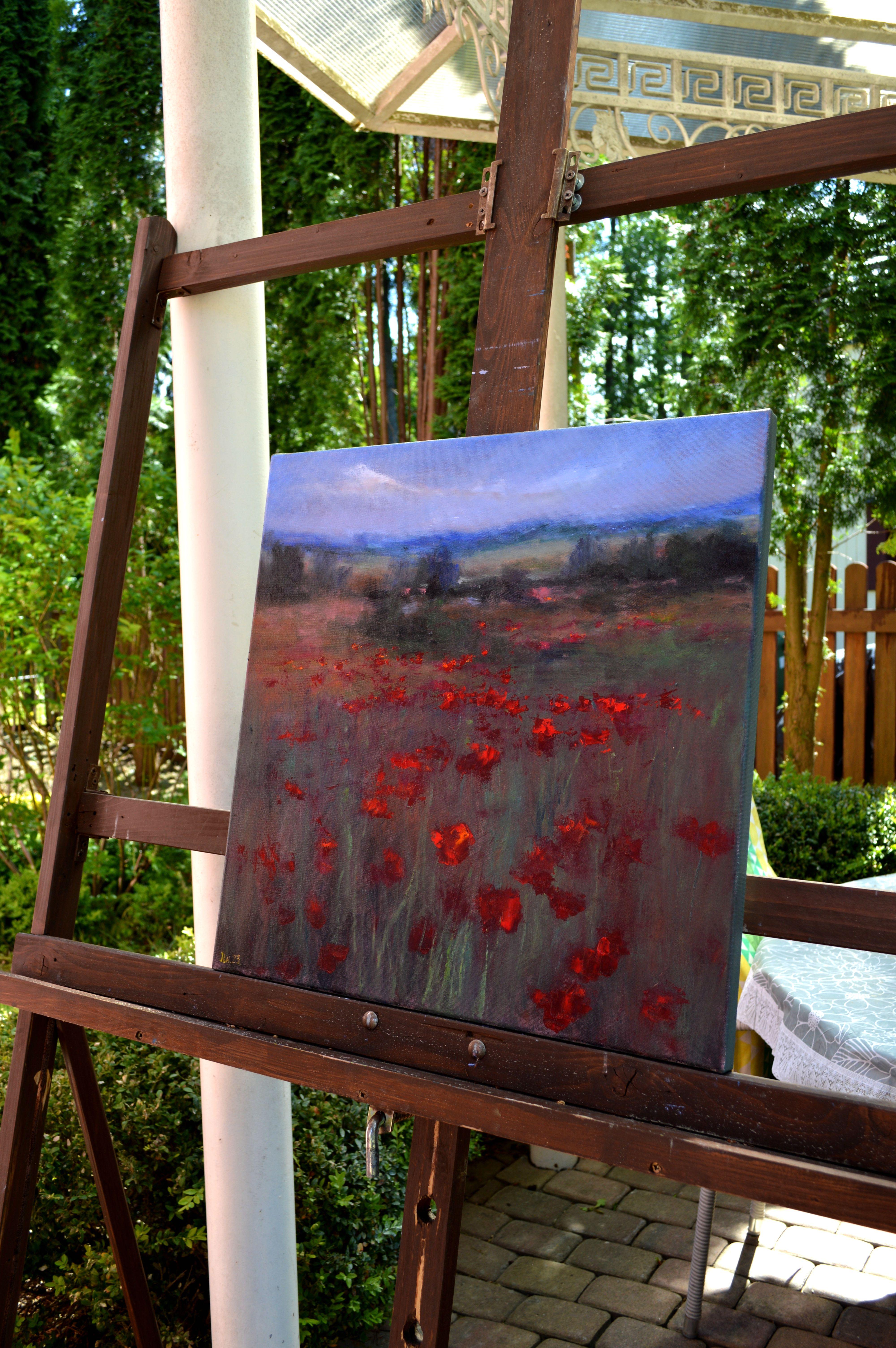 Spring poppies 50X50 For Sale 12