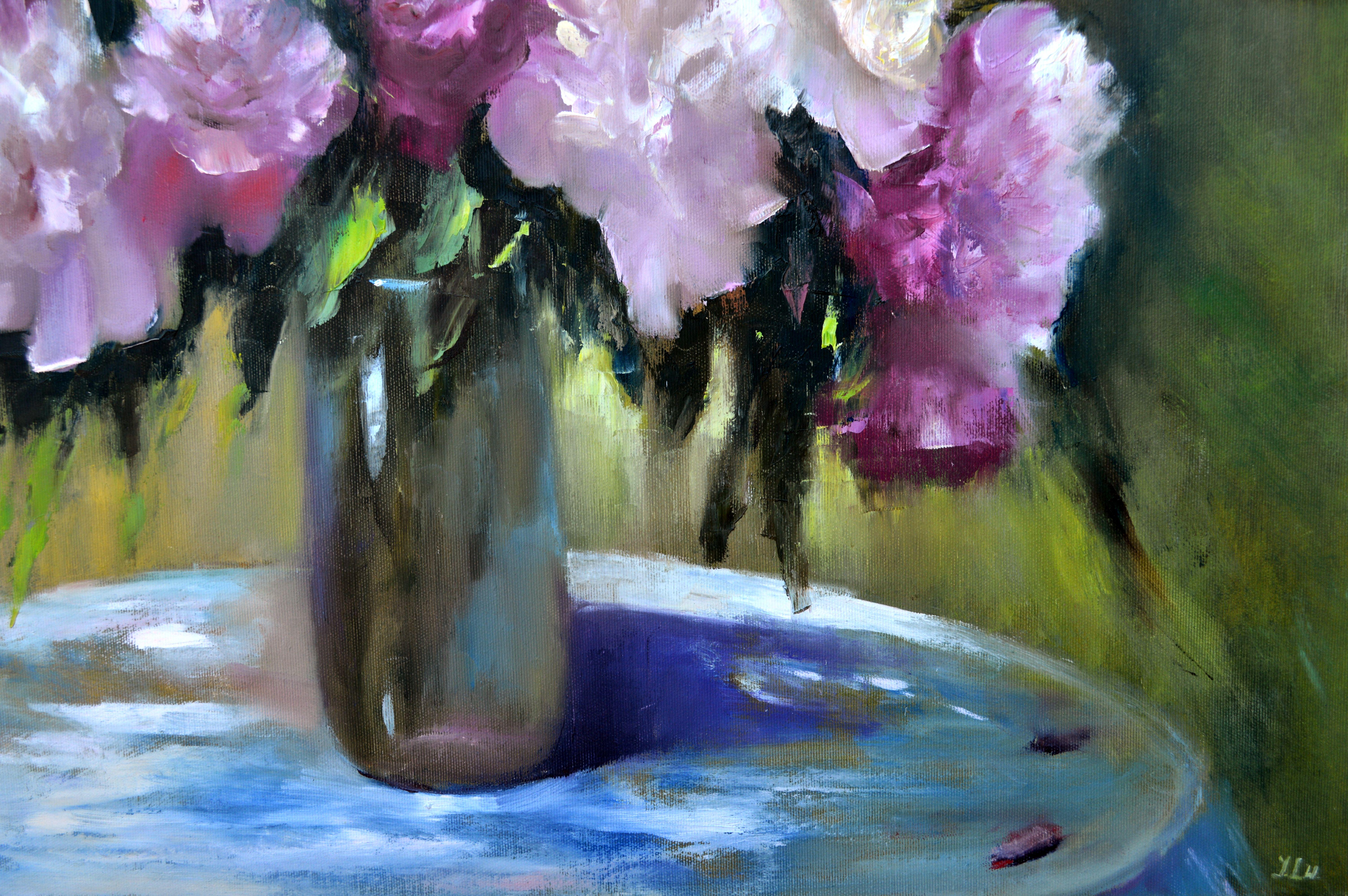 Still life with peonies For Sale 7