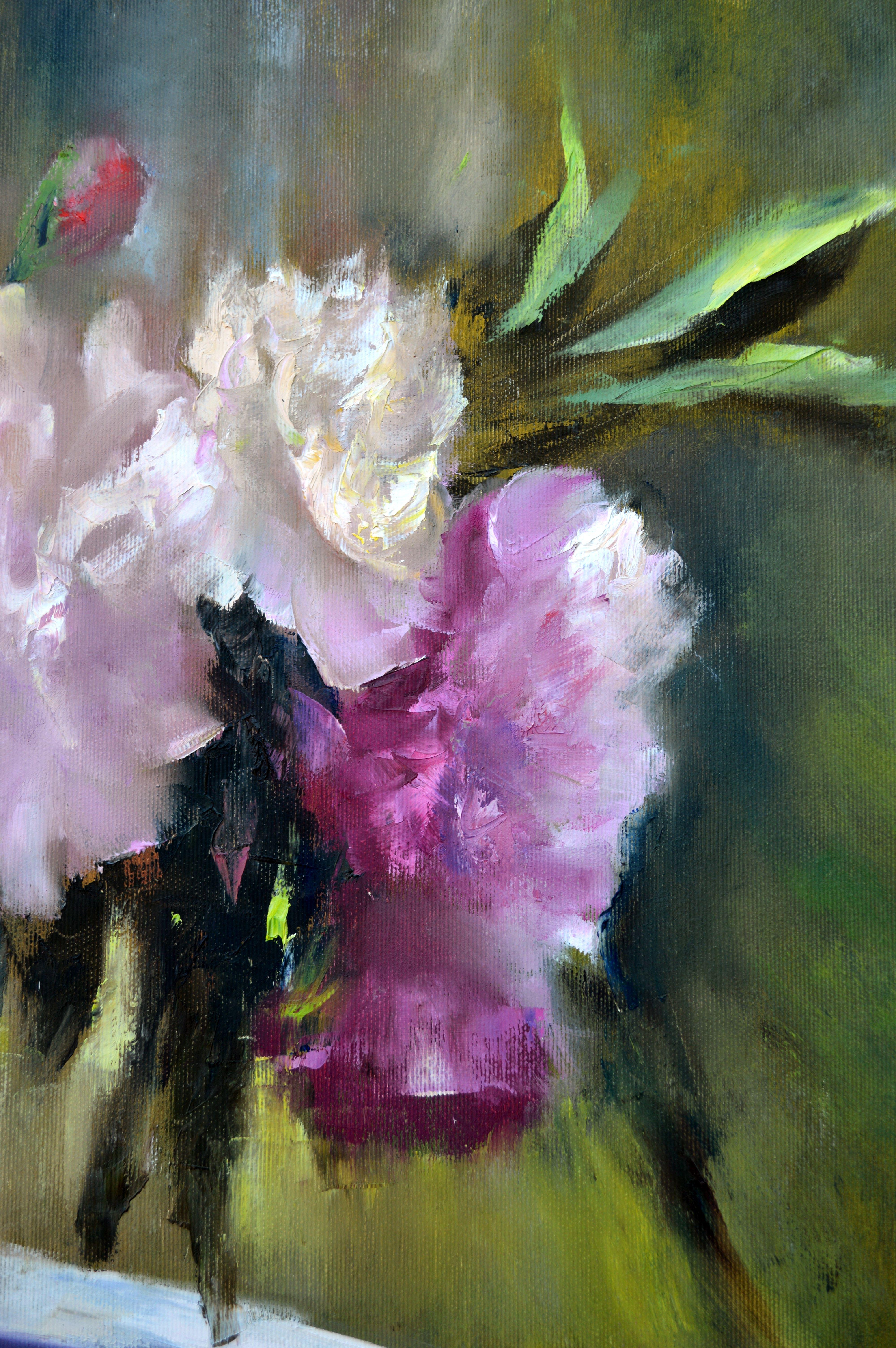 Still life with peonies For Sale 13