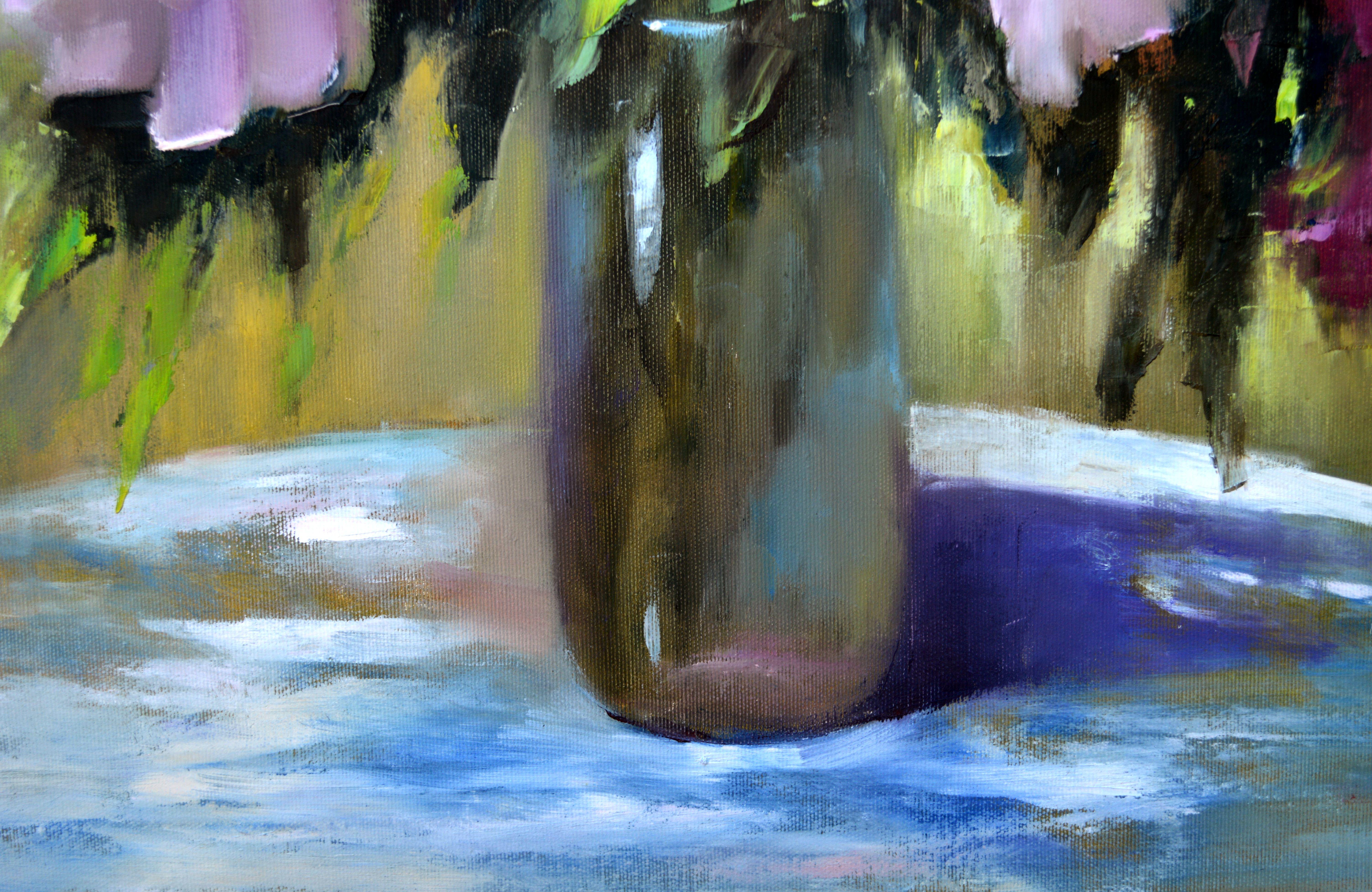 Still life with peonies For Sale 14