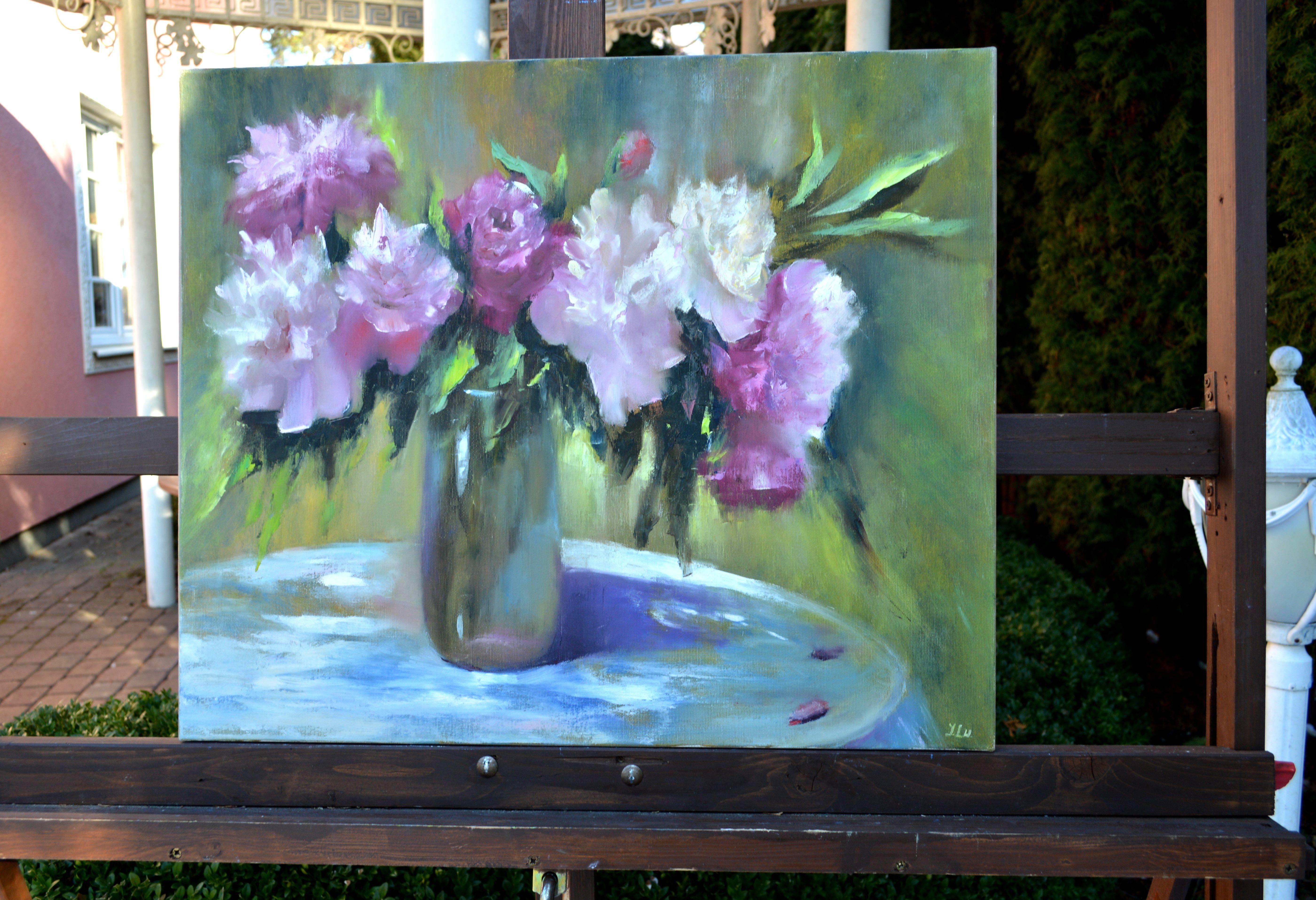 Still life with peonies For Sale 2