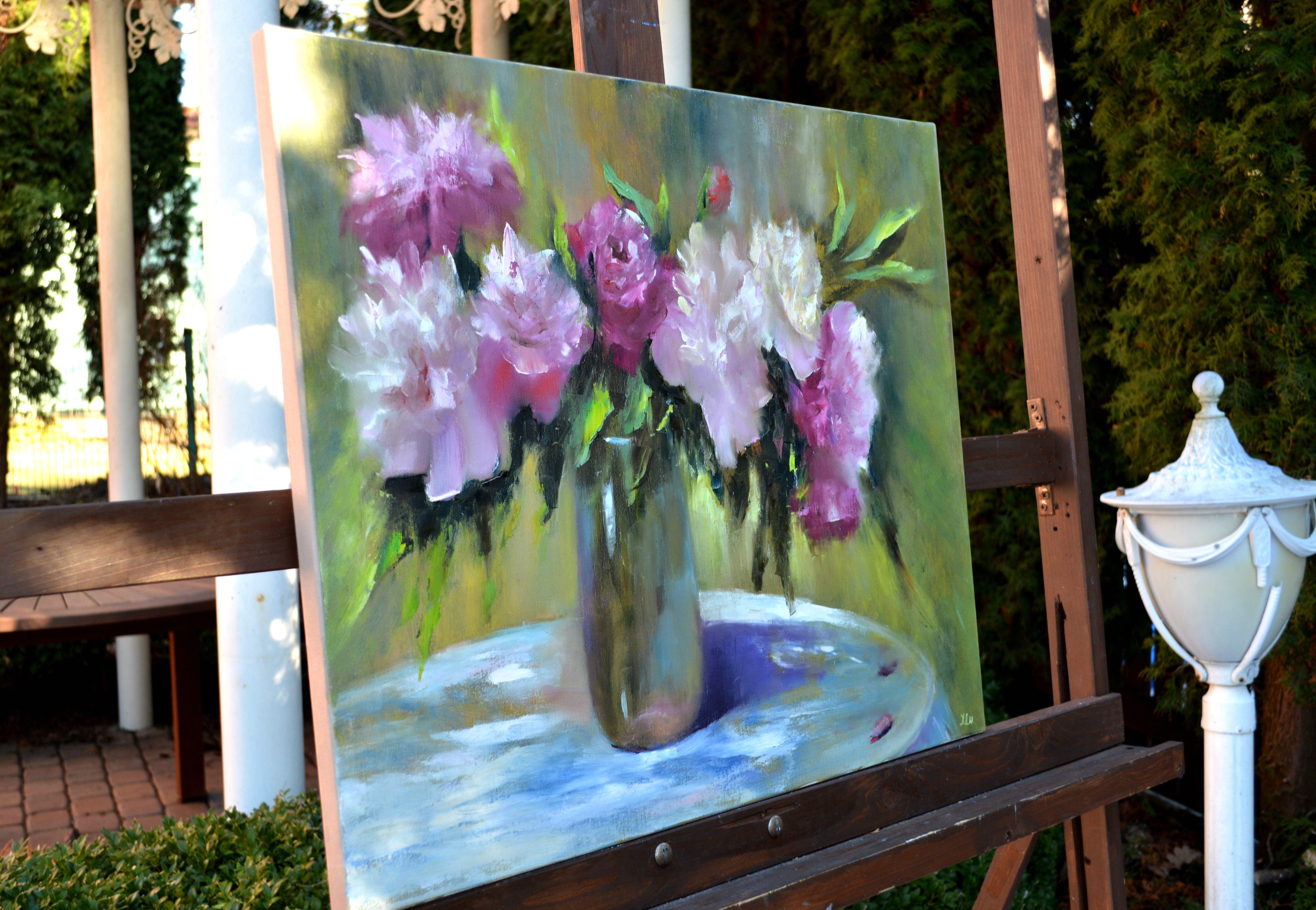 Still life with peonies For Sale 4