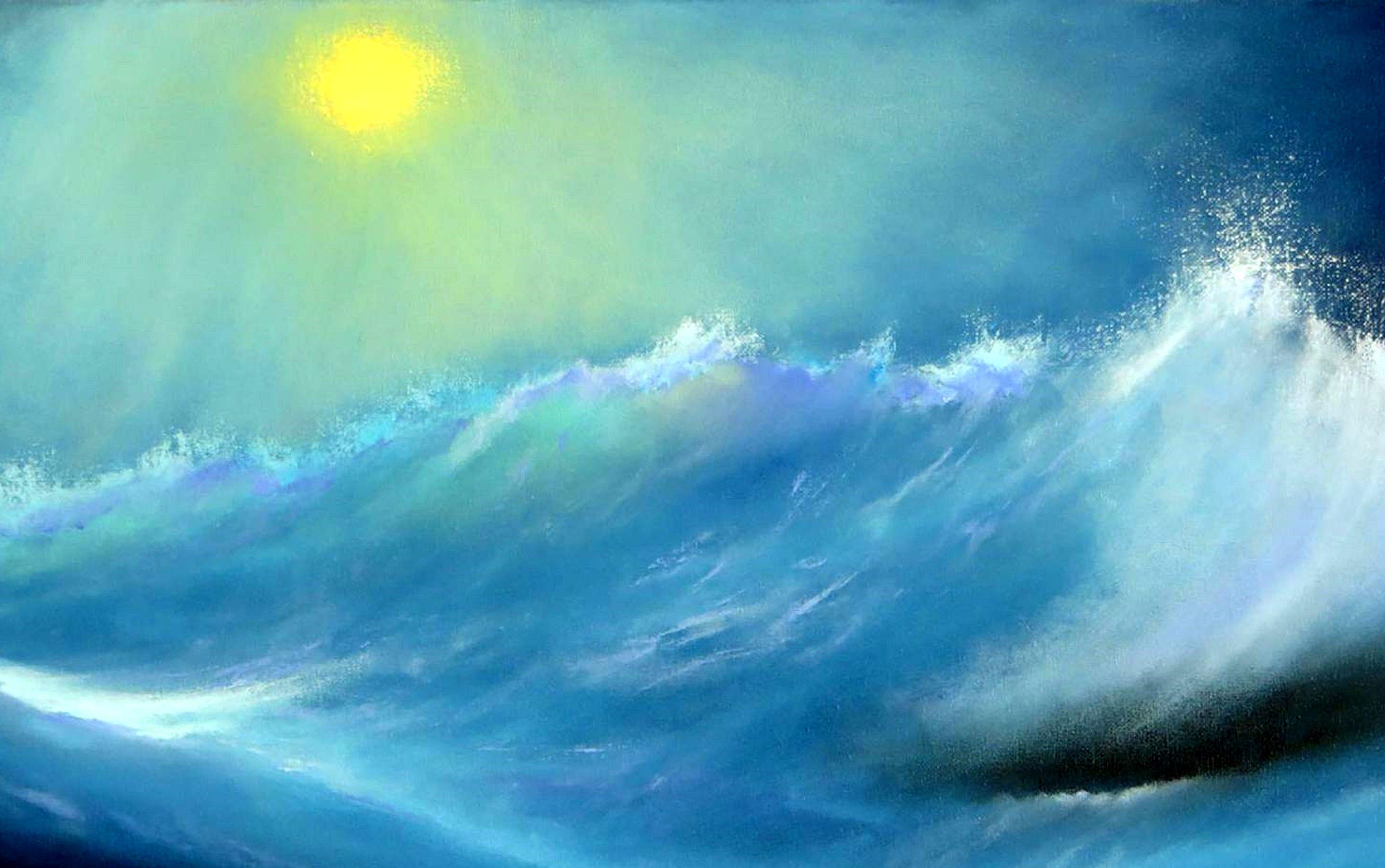 Tormenta - Interior Painting Azul de Elena Lukina
