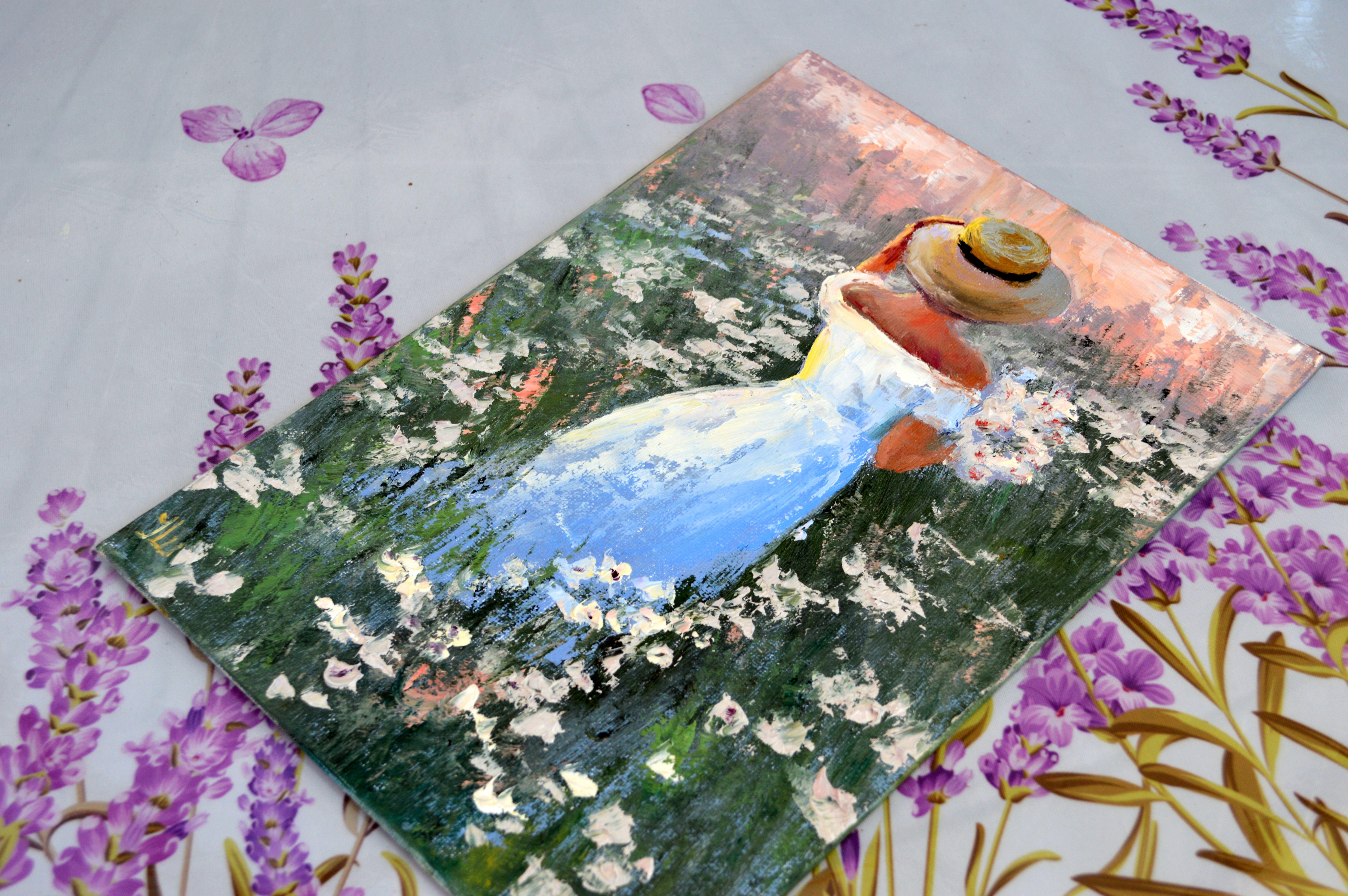 Summer Reveries - Expressionist Painting by Elena Lukina