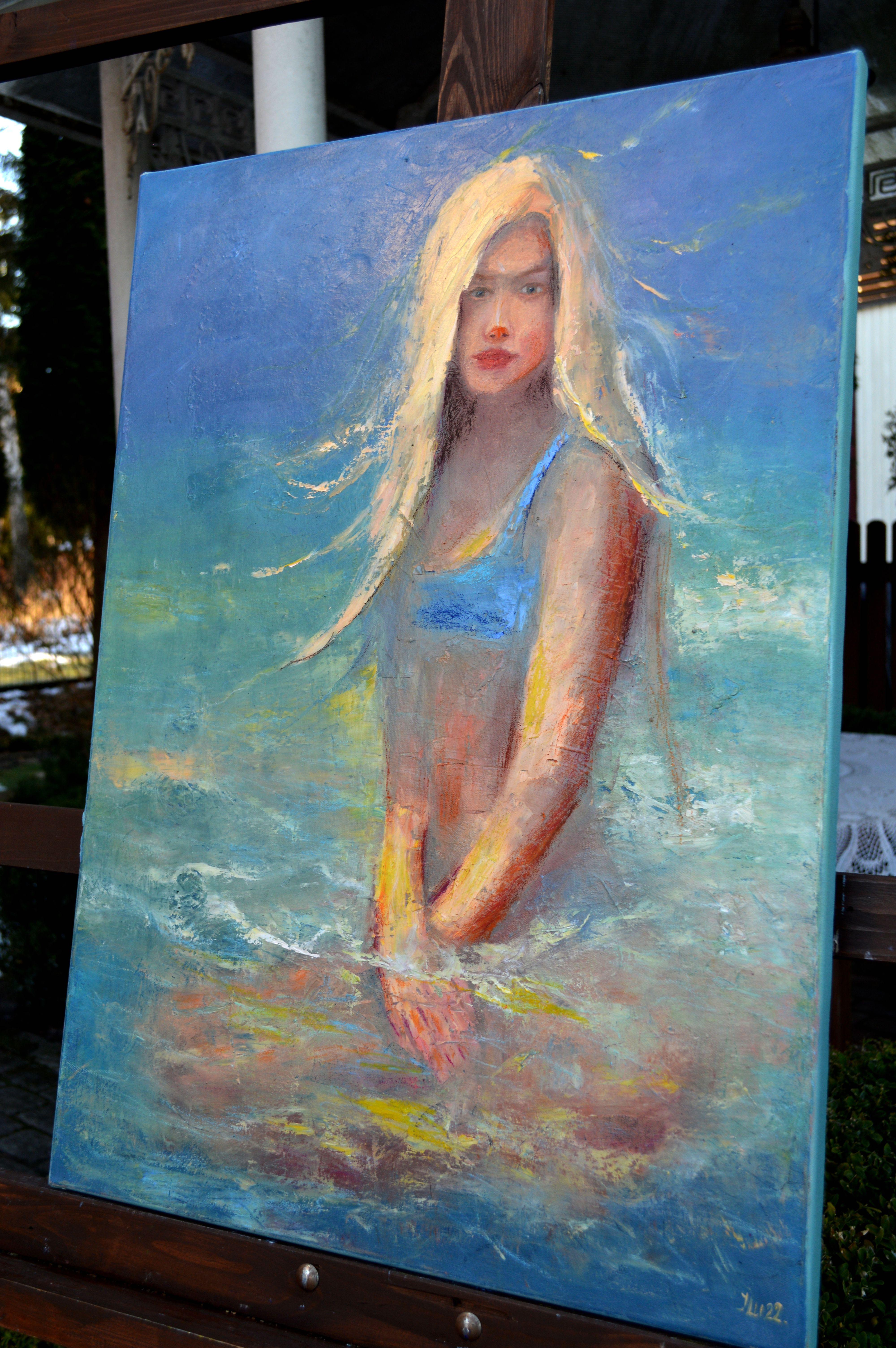Estate. Mare. Spiaggia. - Interior Painting Blu di Elena Lukina