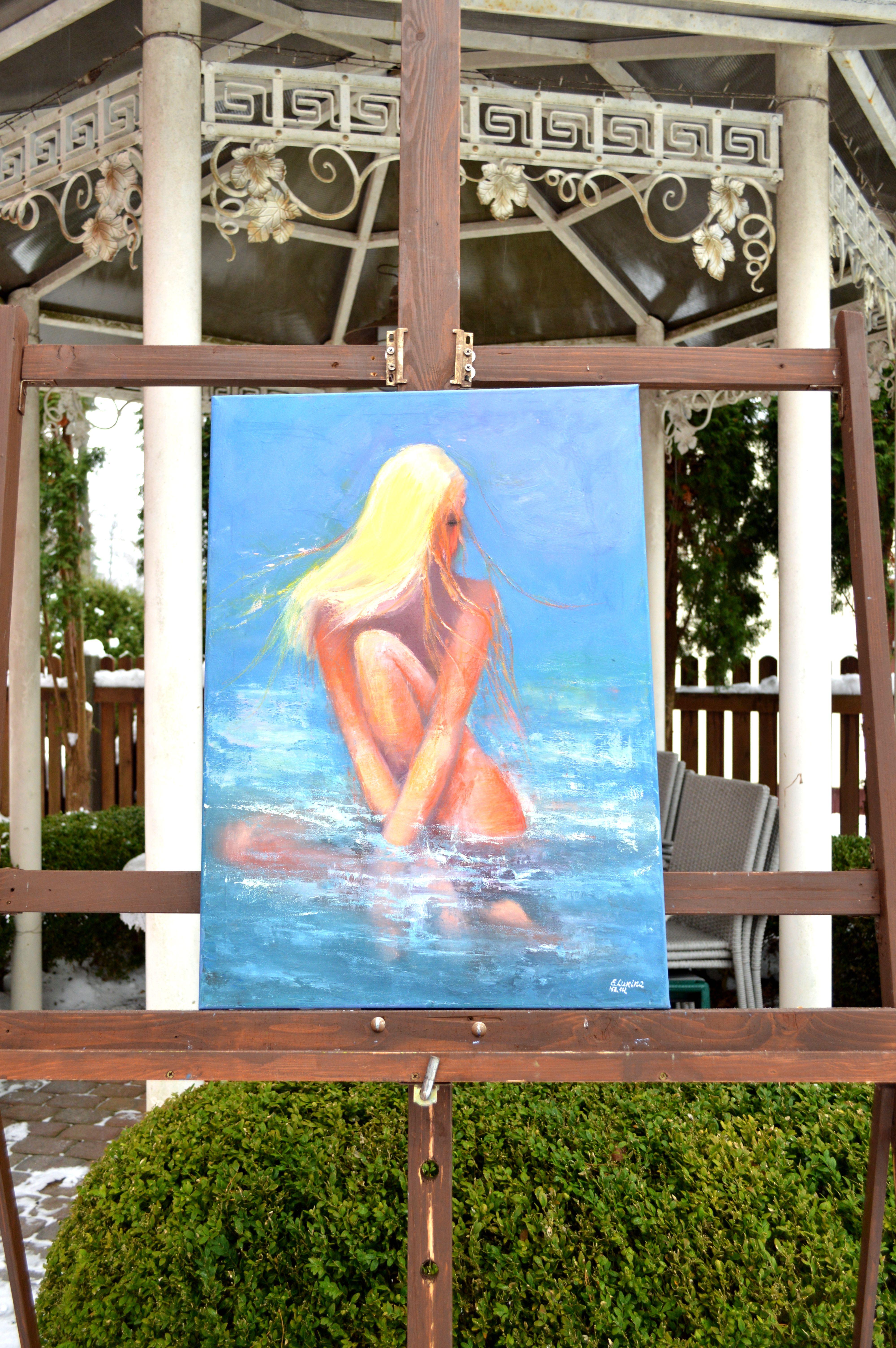 Sun. Sea. Beach. - Painting by Elena Lukina