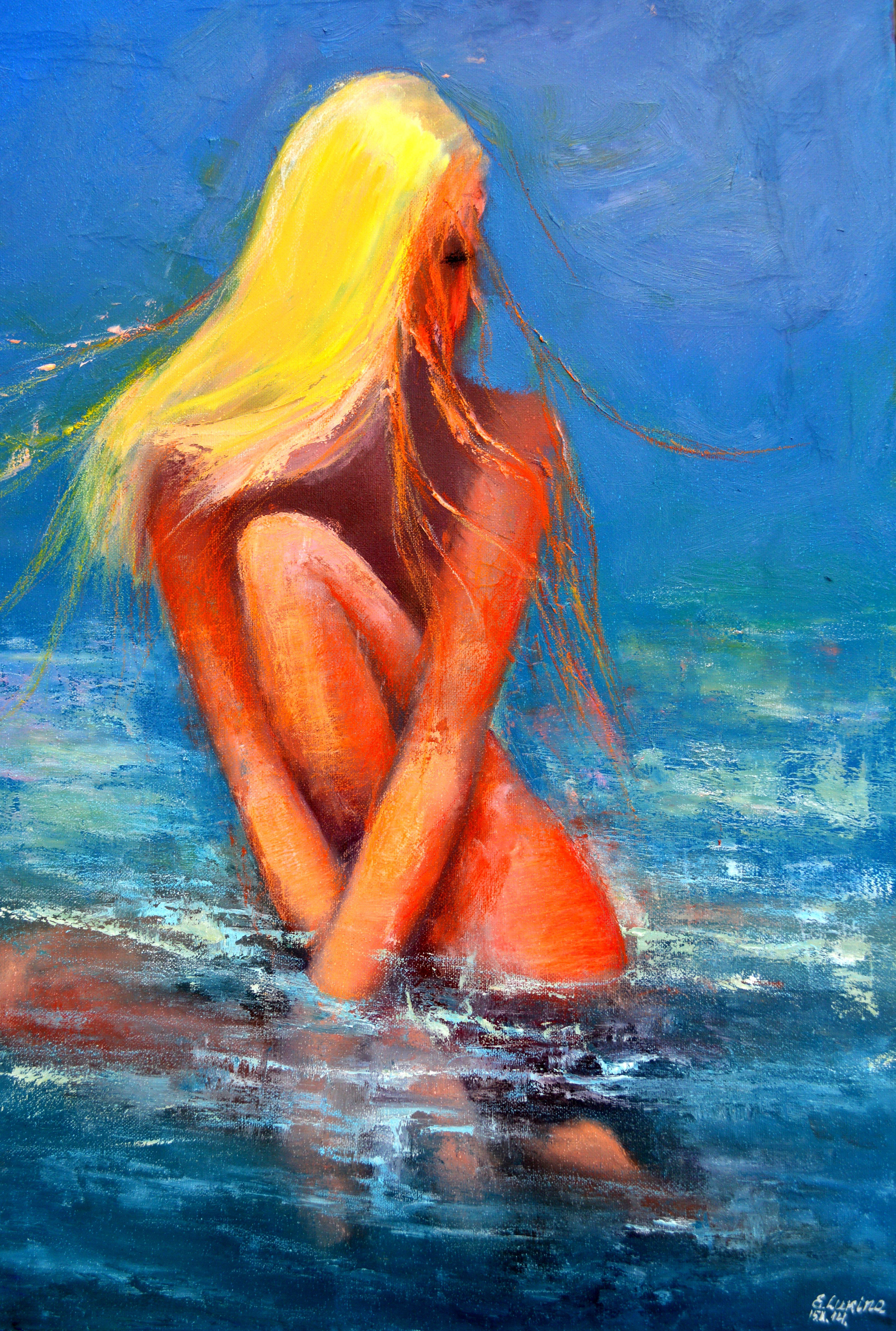 Elena Lukina Interior Painting - Sun. Sea. Beach.