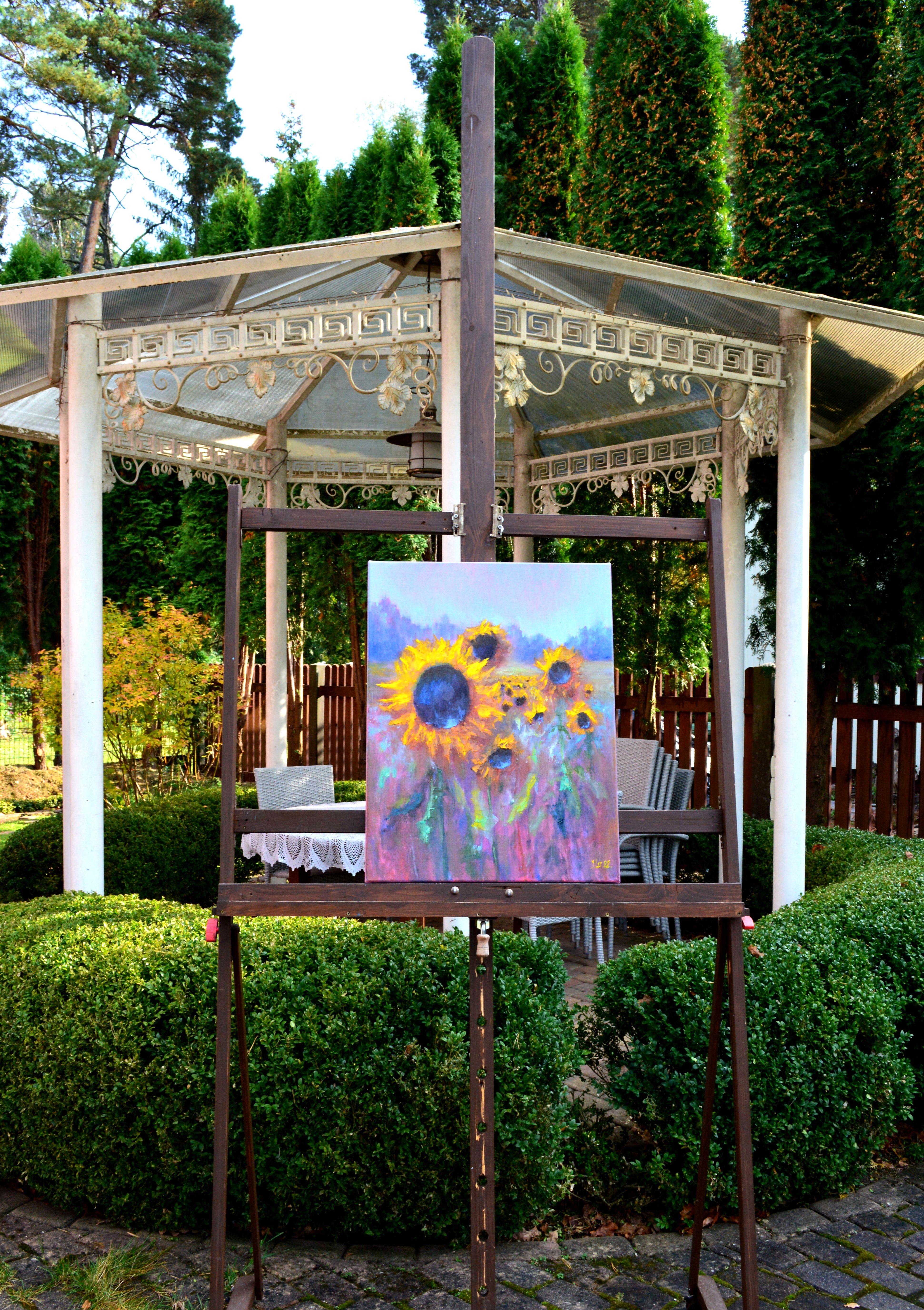 Sonnenblumenzeit 65X50 im Angebot 5