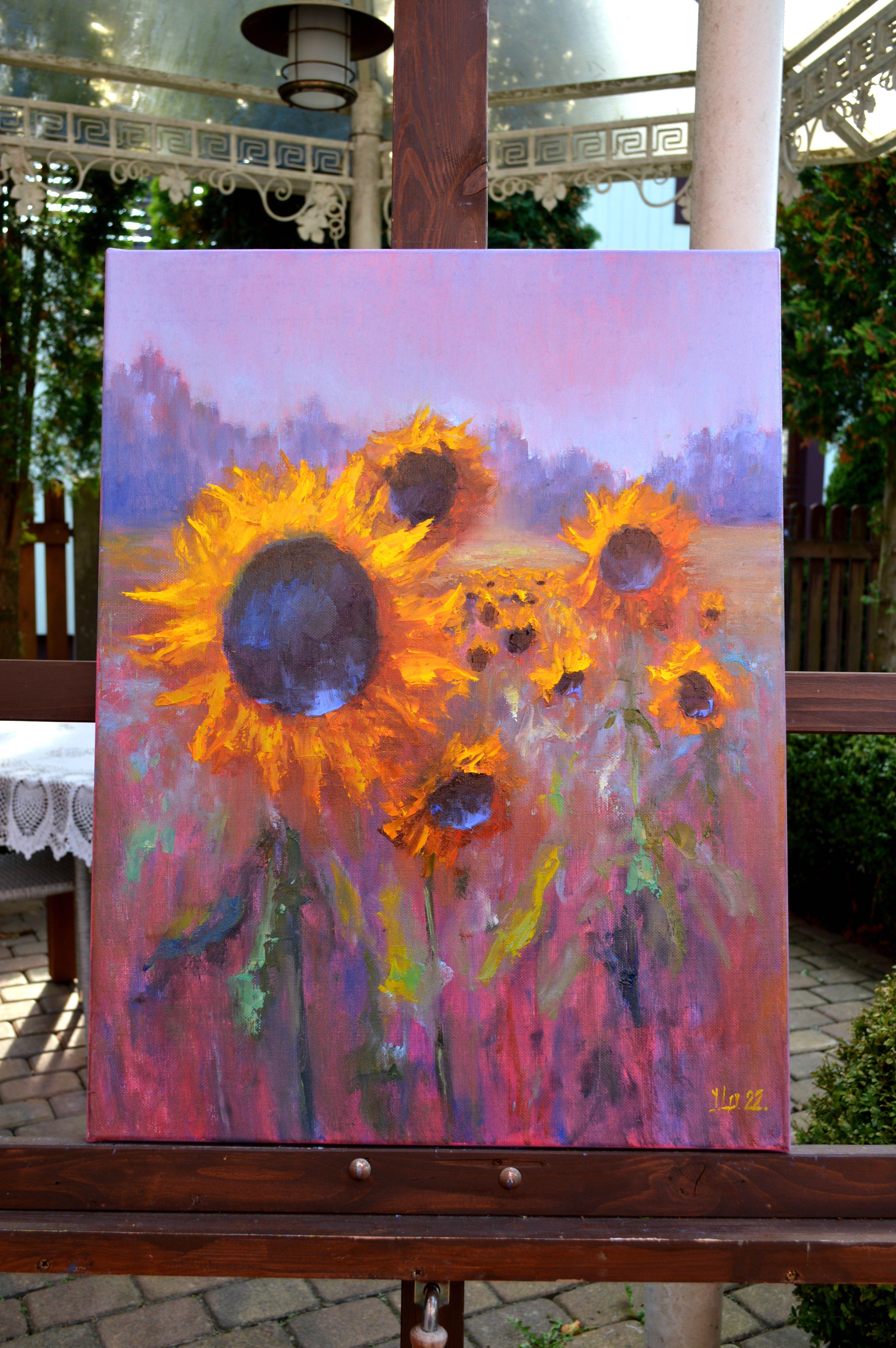 Sonnenblumenzeit 65X50 im Angebot 9