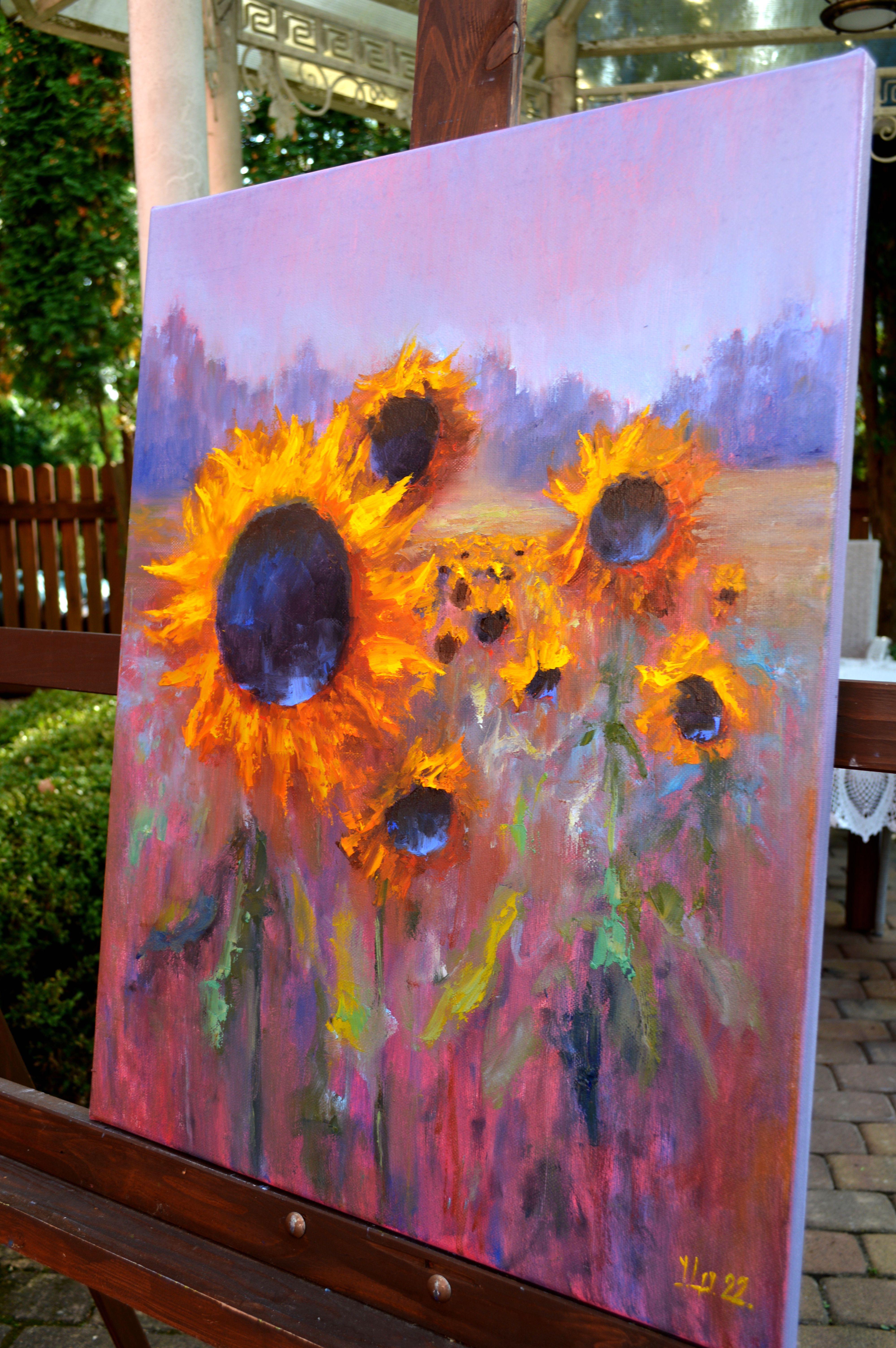 Sonnenblumenzeit 65X50 im Angebot 11