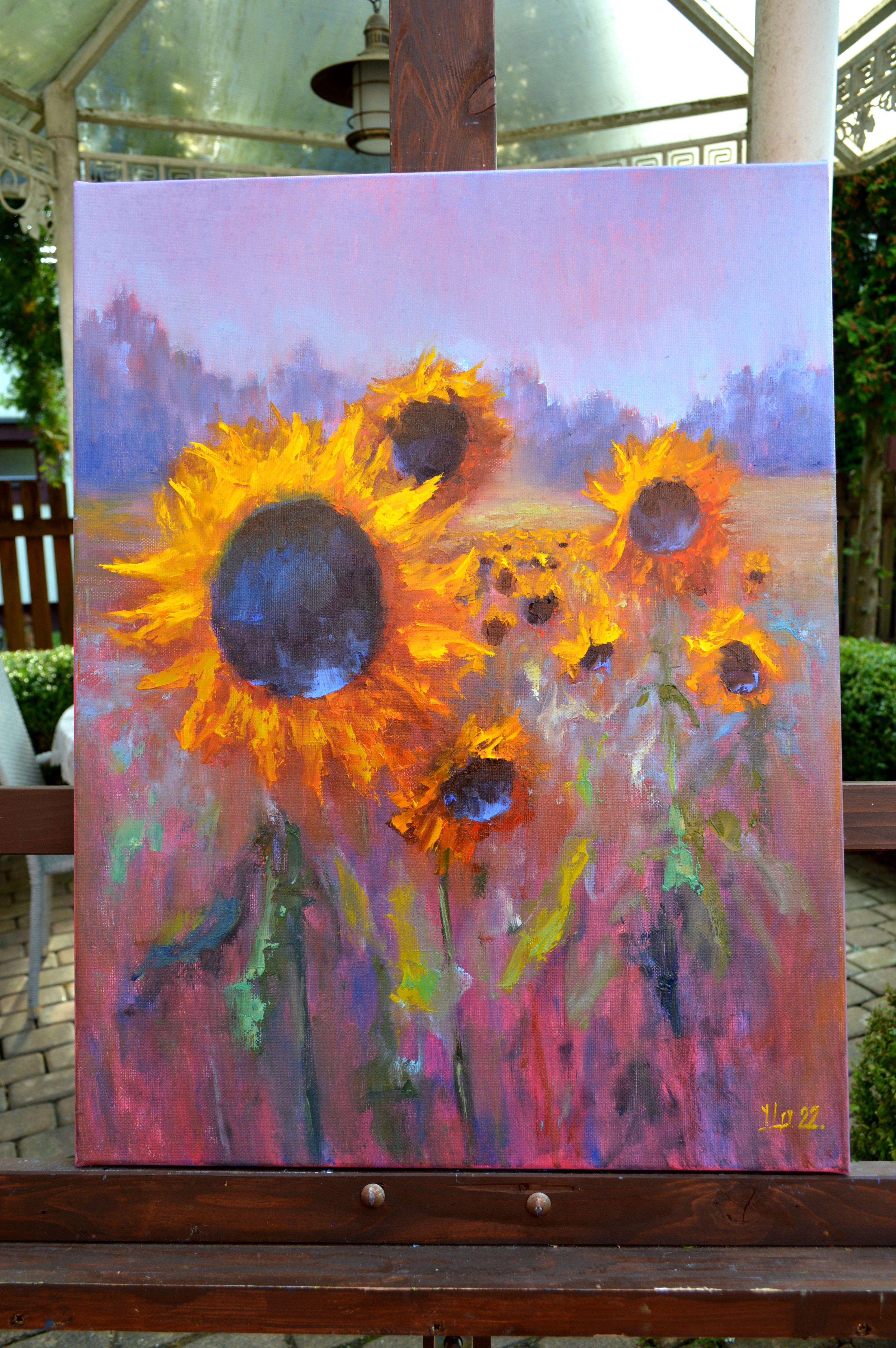 Sonnenblumenzeit 65X50 im Angebot 12