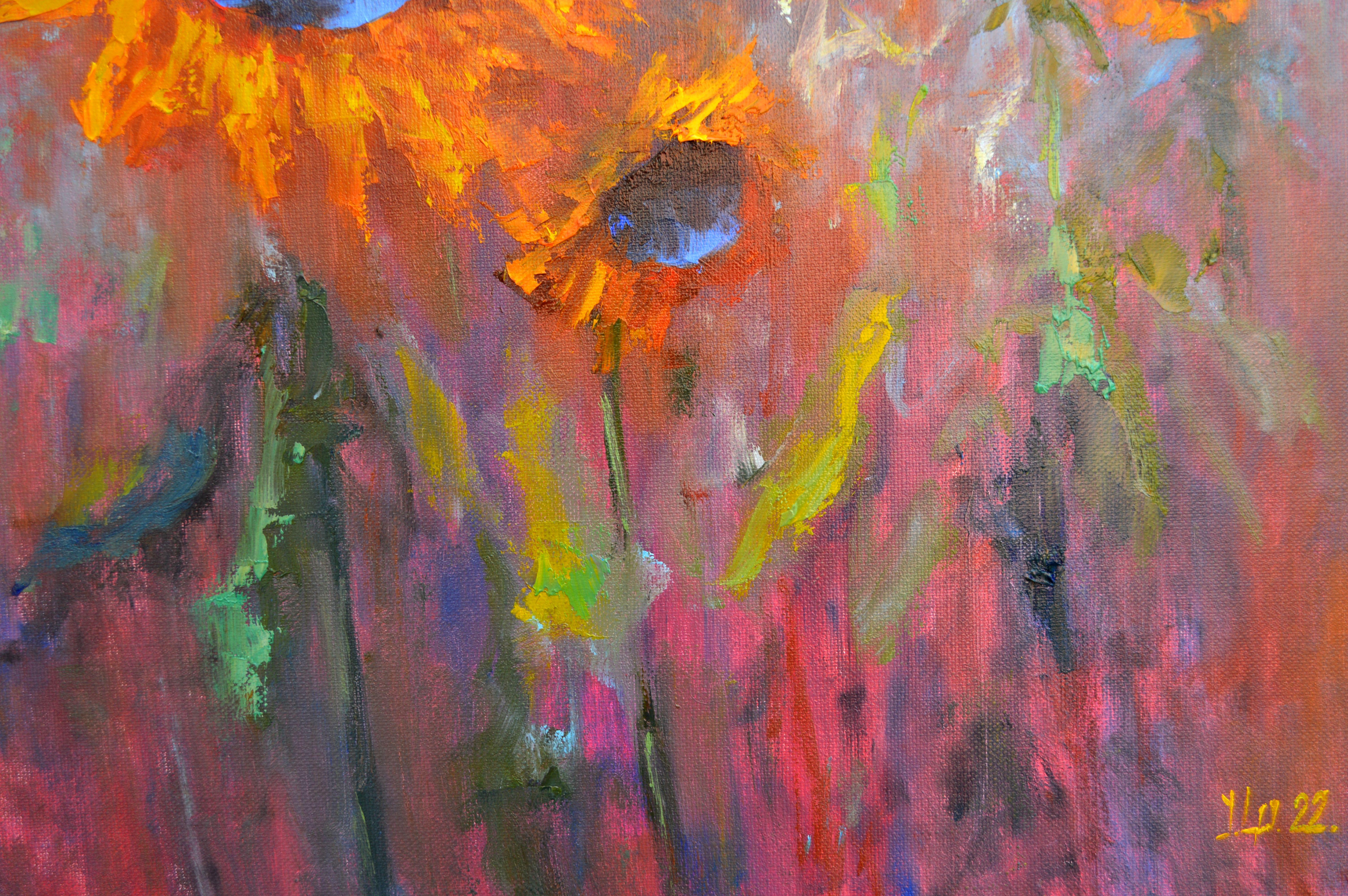 Sonnenblumenzeit 65X50 im Angebot 1