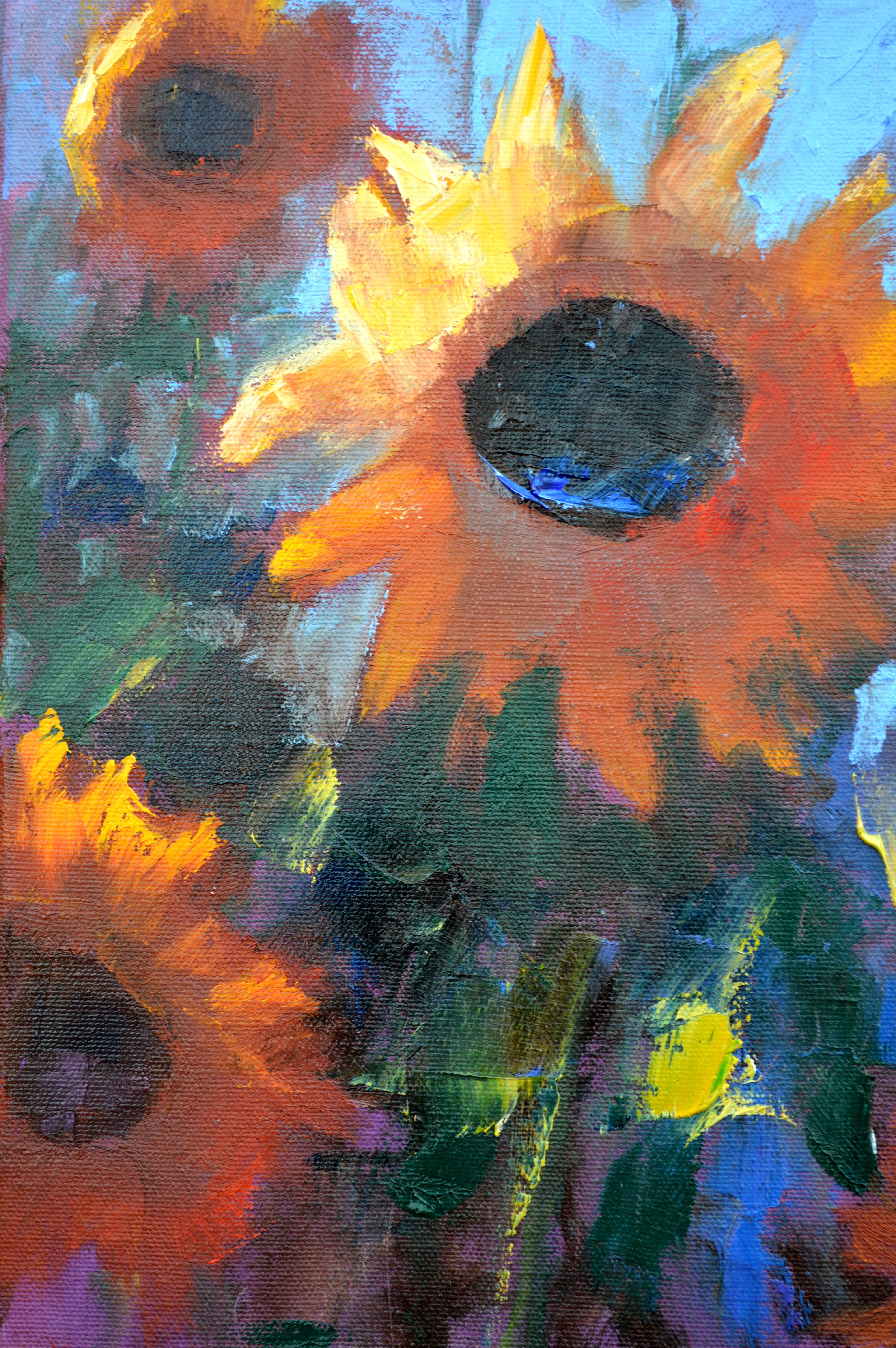 Sonnenblumen 40X30 im Angebot 5