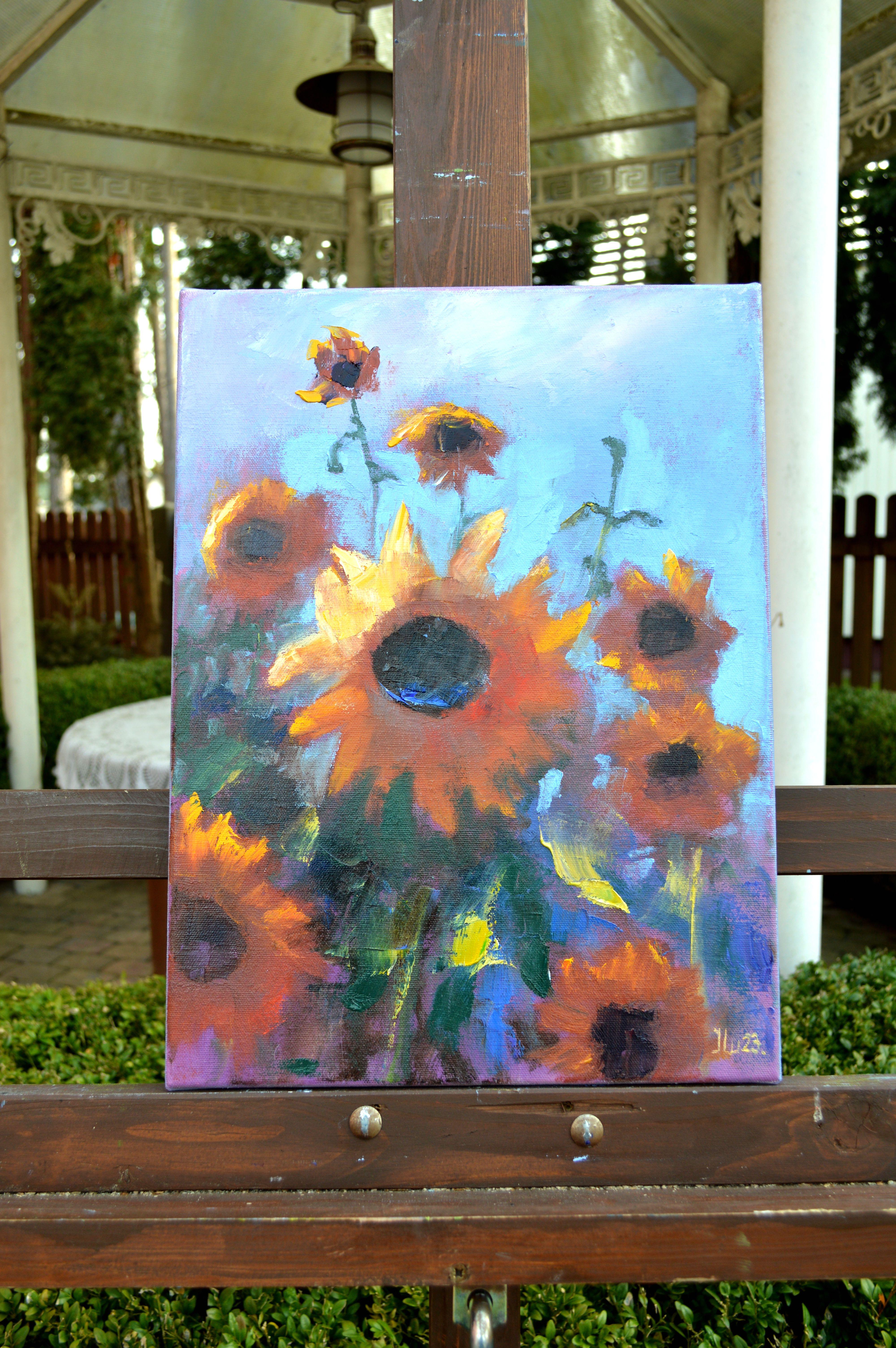 Sonnenblumen 40X30 im Angebot 7