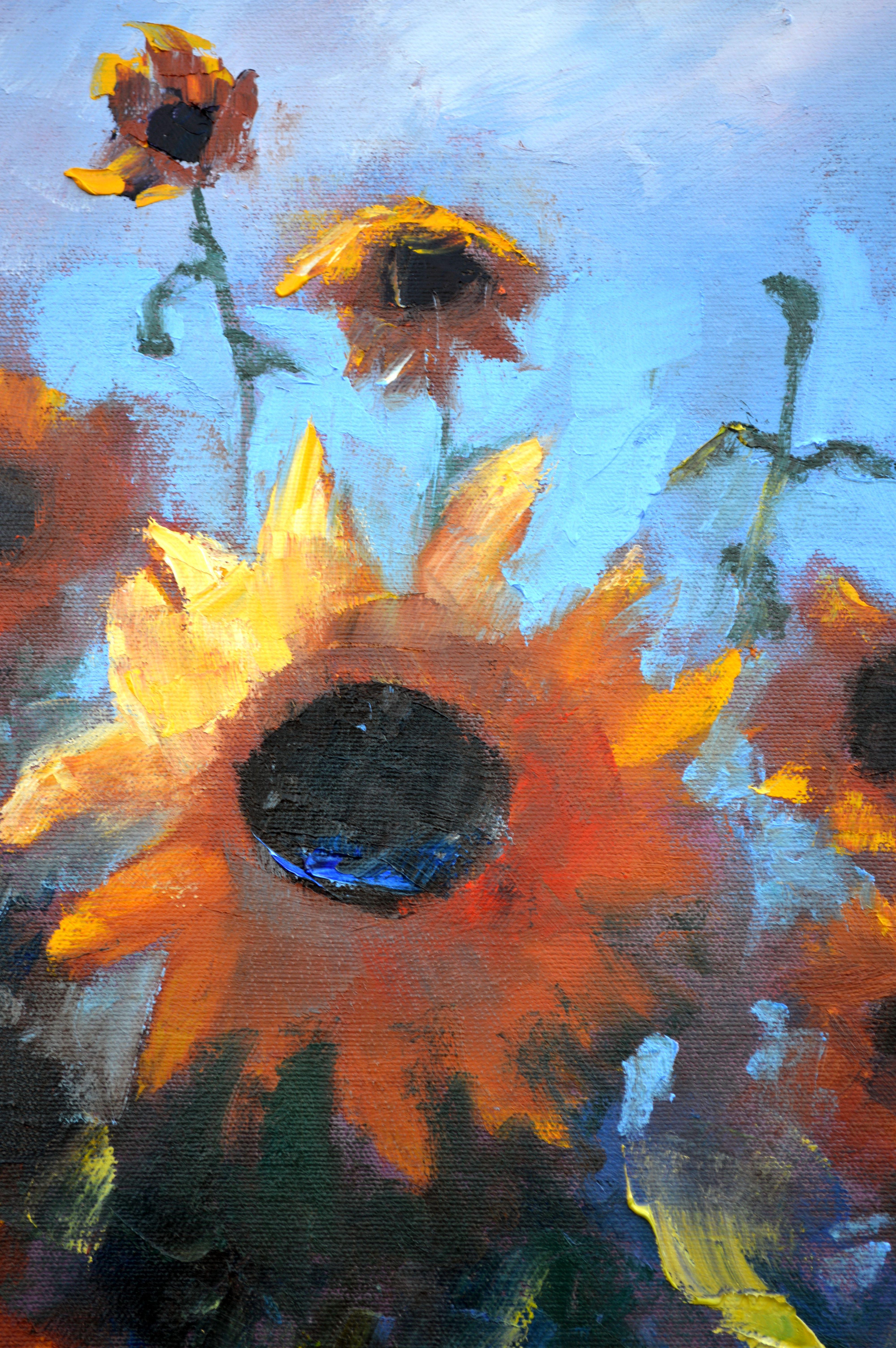 Sonnenblumen 40X30 im Angebot 3