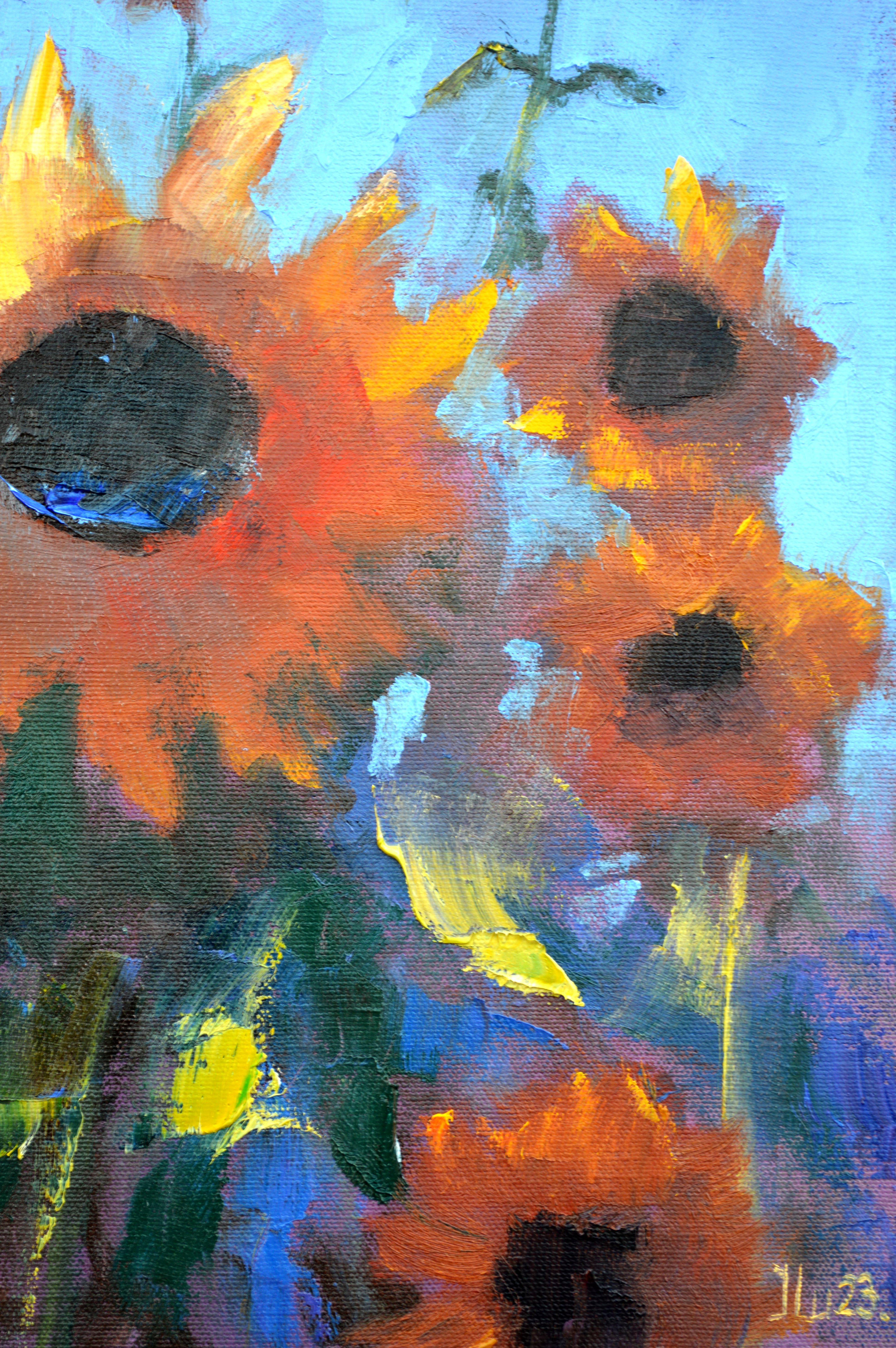 Sonnenblumen 40X30 im Angebot 4