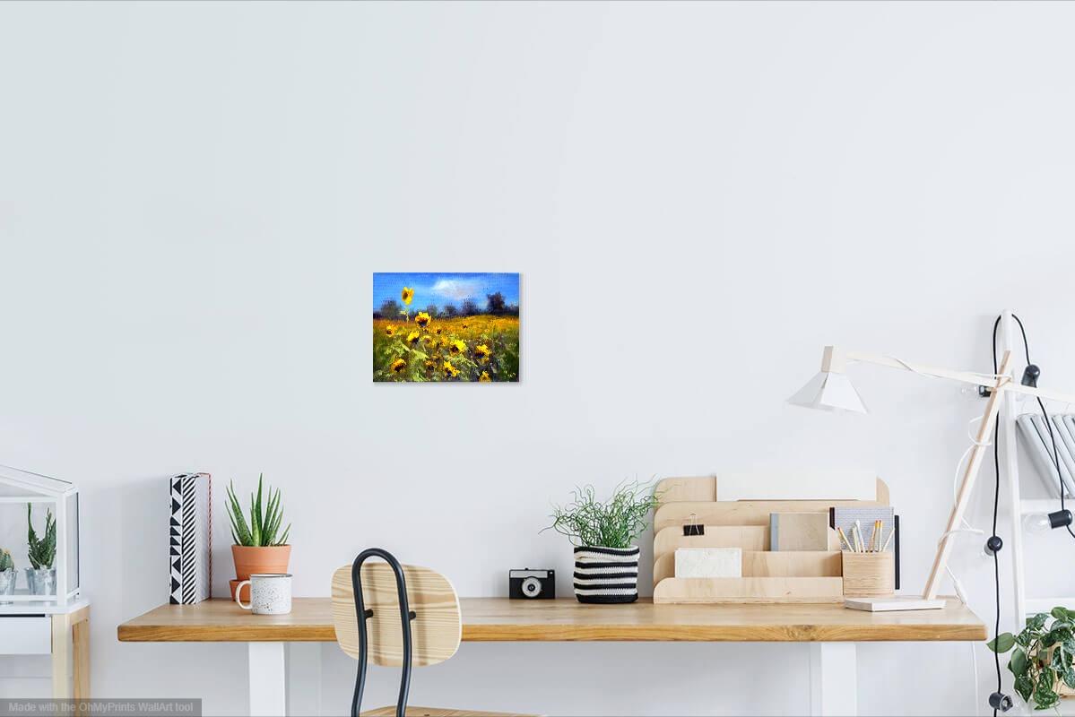 Sonnenblumenfeld 3D (18X24) im Angebot 6