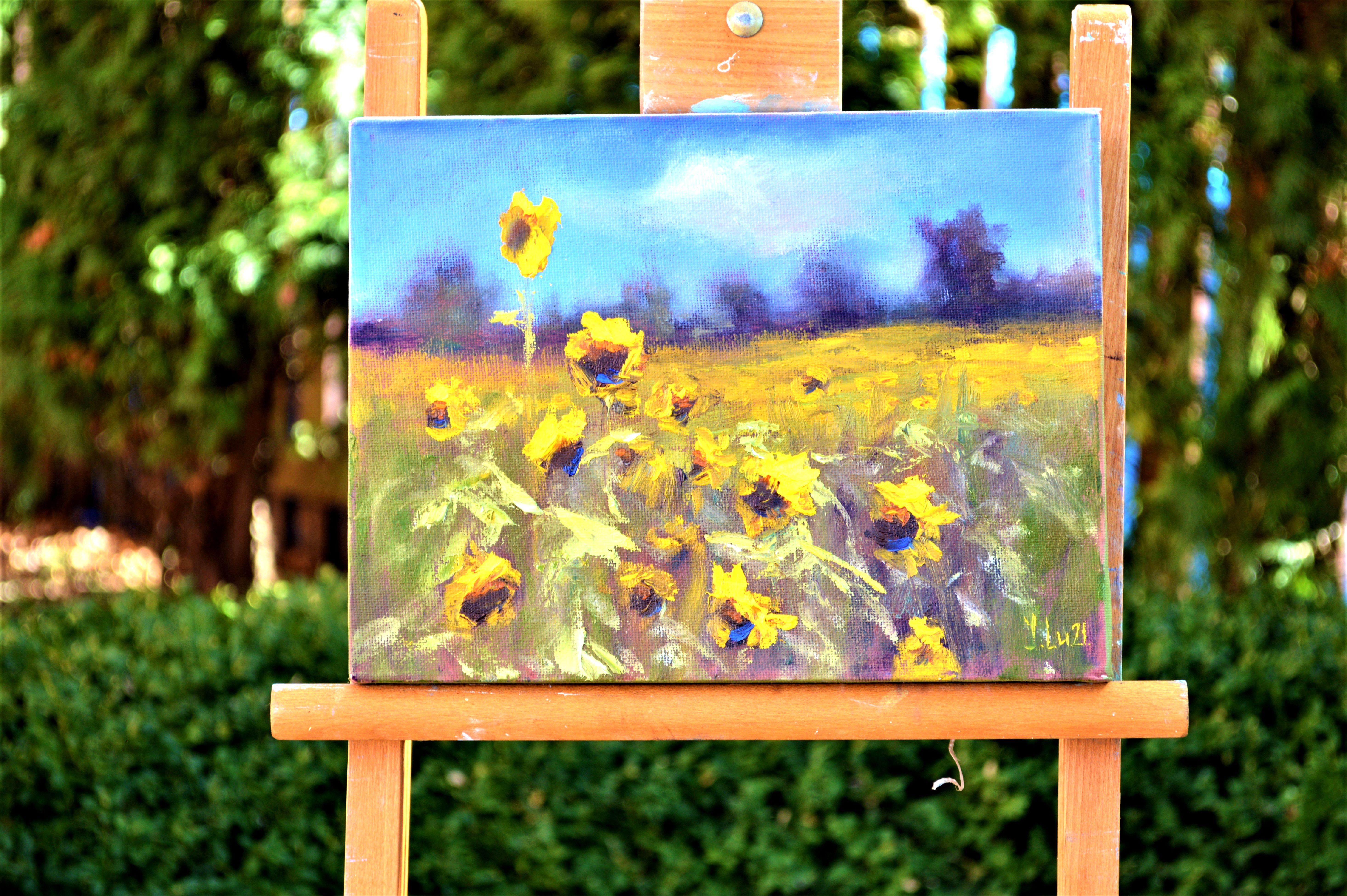 Sunflowers field 3D (18X24) For Sale 6