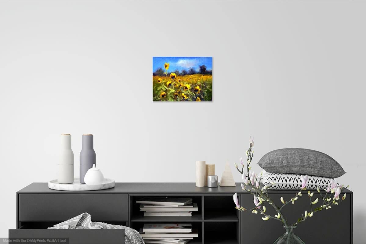 Sunflowers field 3D (18X24) For Sale 9