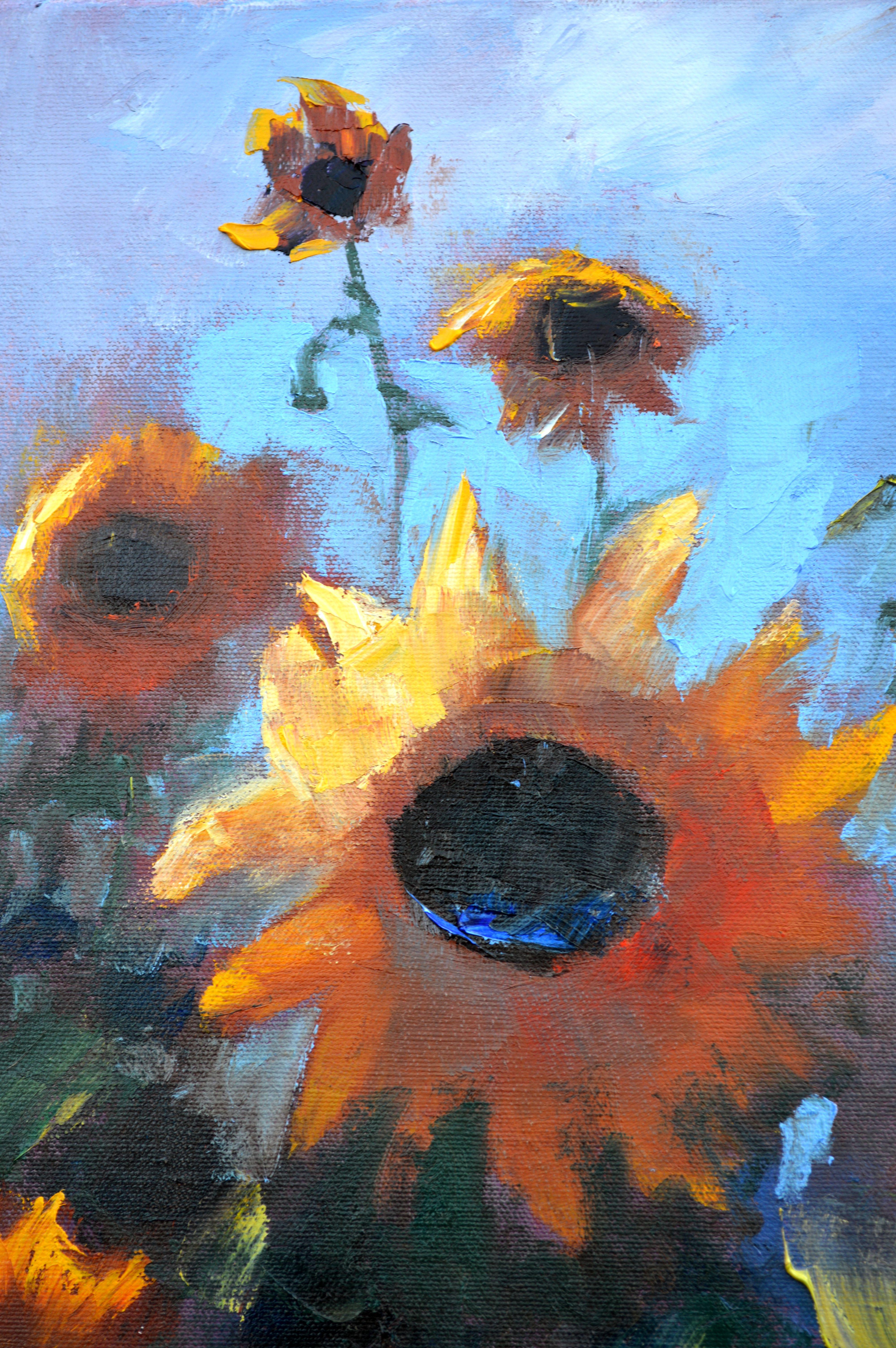 Sunflowers 40X30 For Sale 7