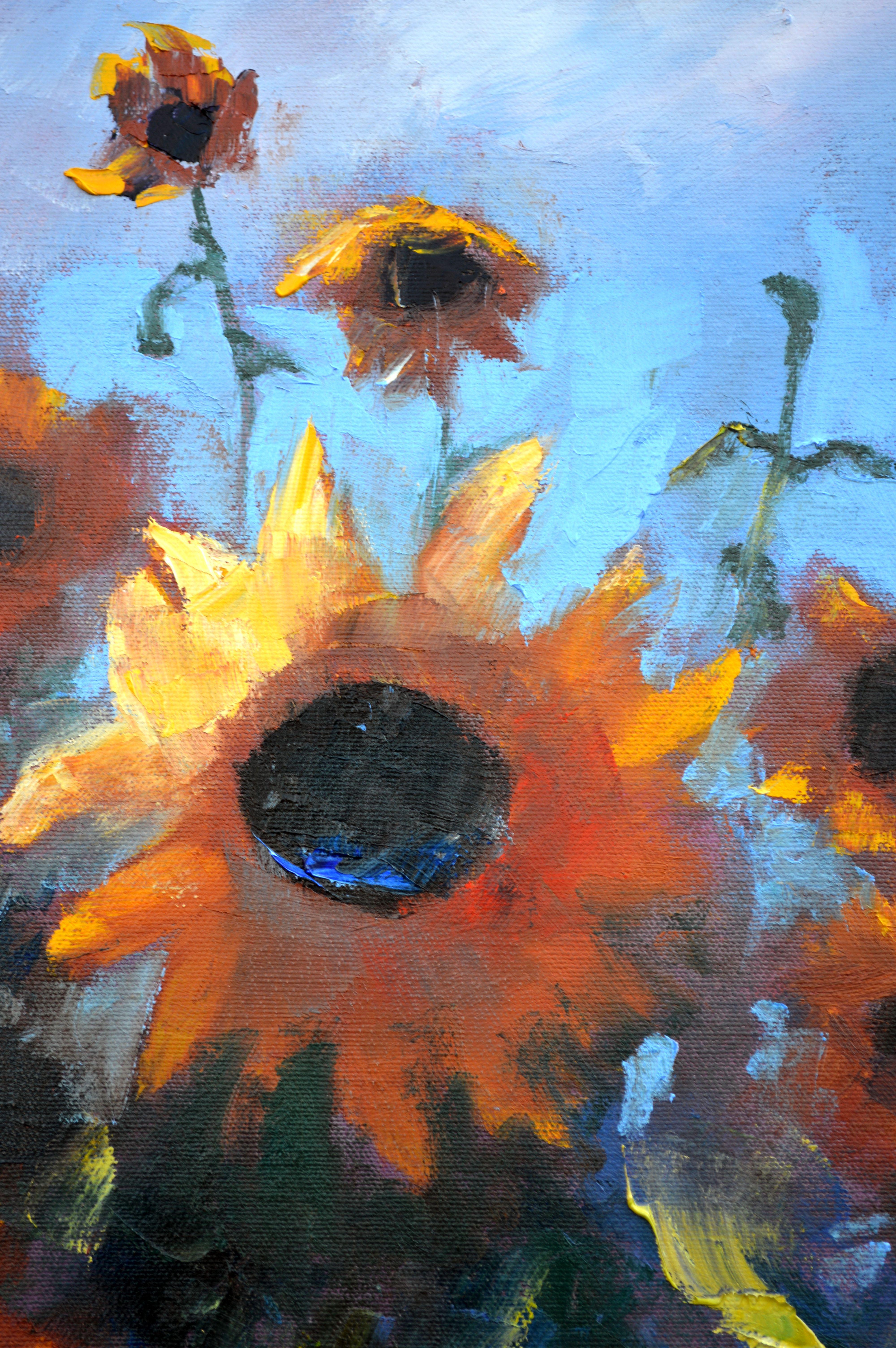 Sunflowers 40X30 For Sale 4