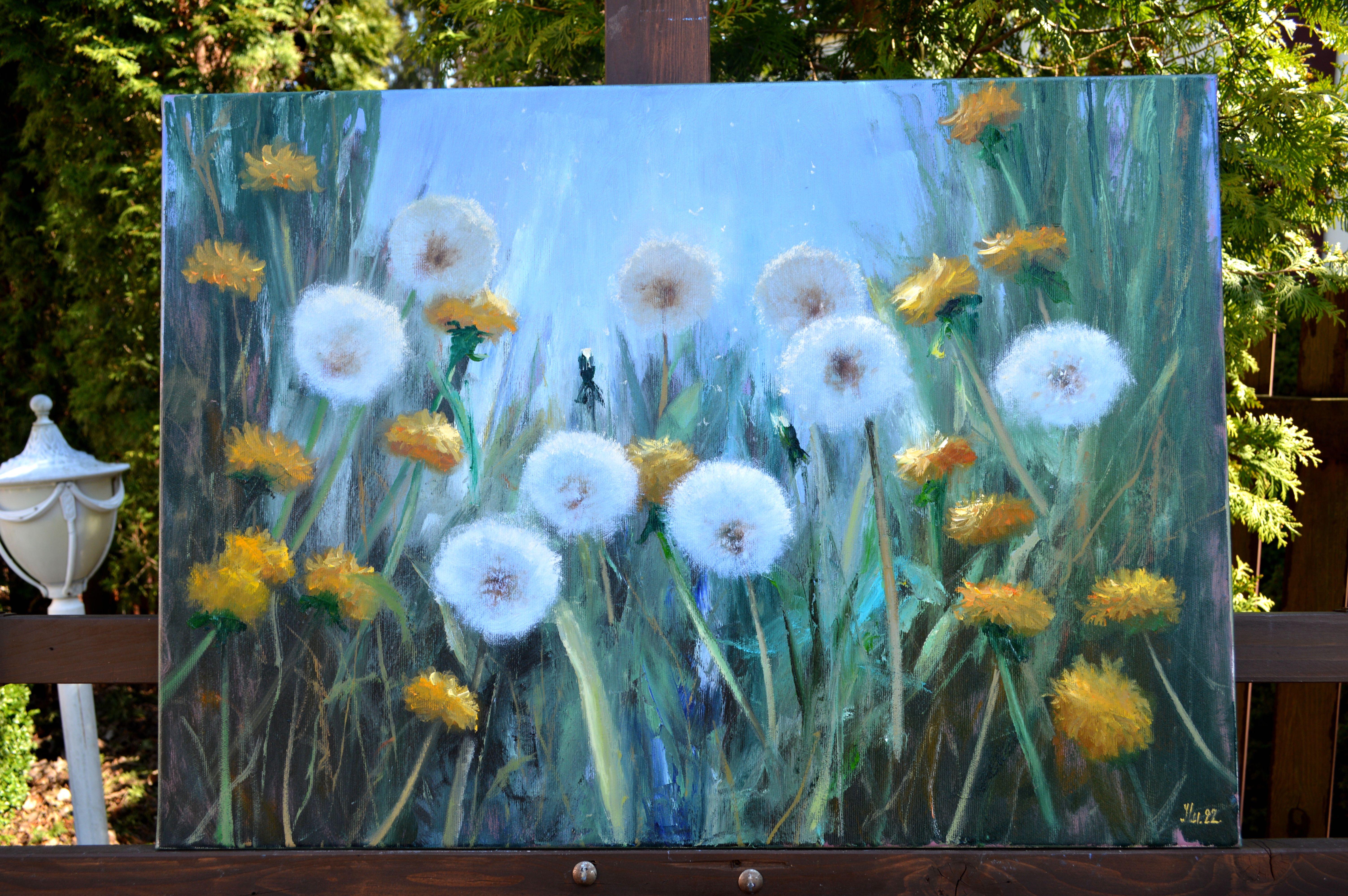 Sunny dandelions 50X70 For Sale 7