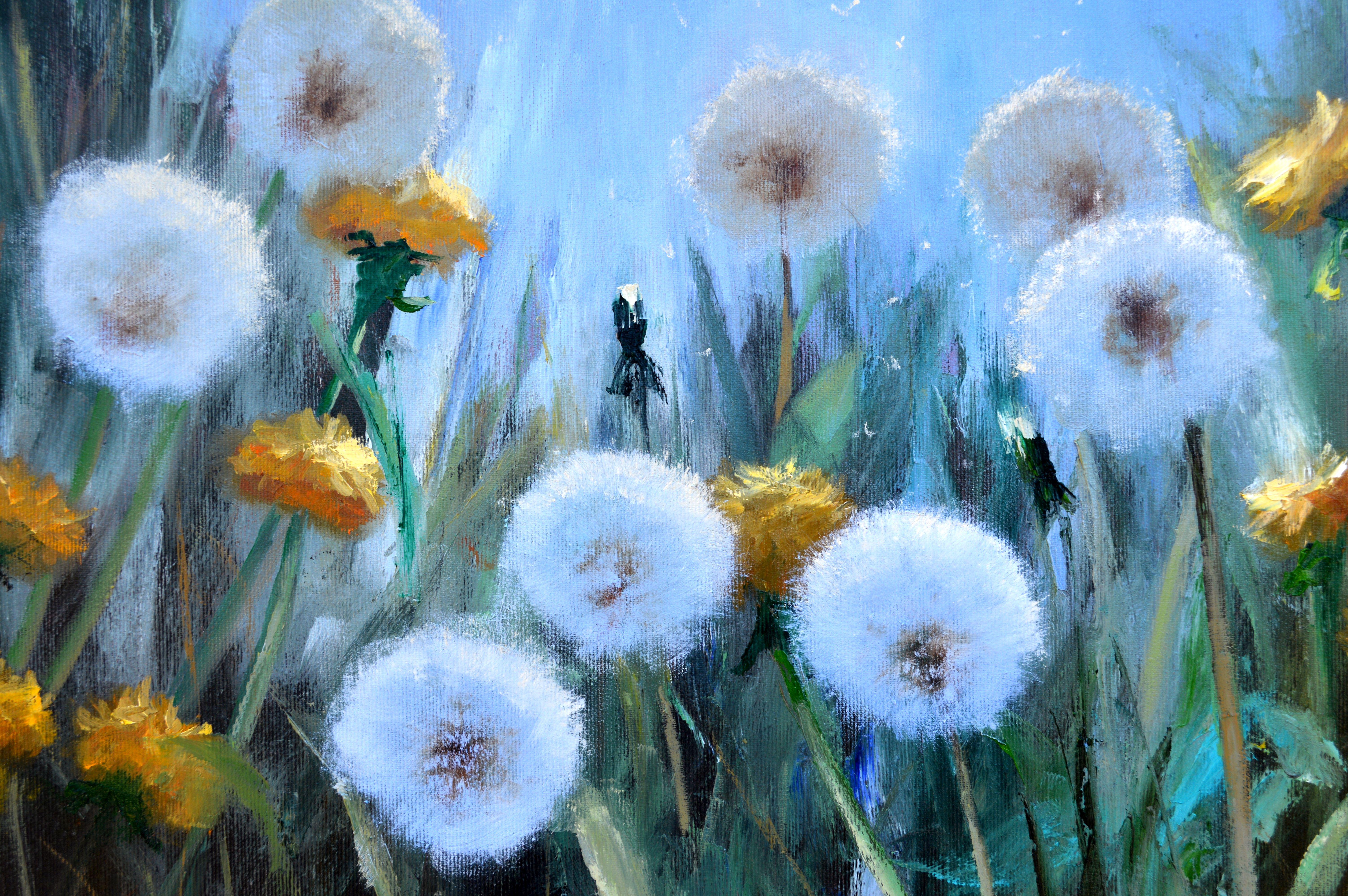 Sunny dandelions 50X70 For Sale 8