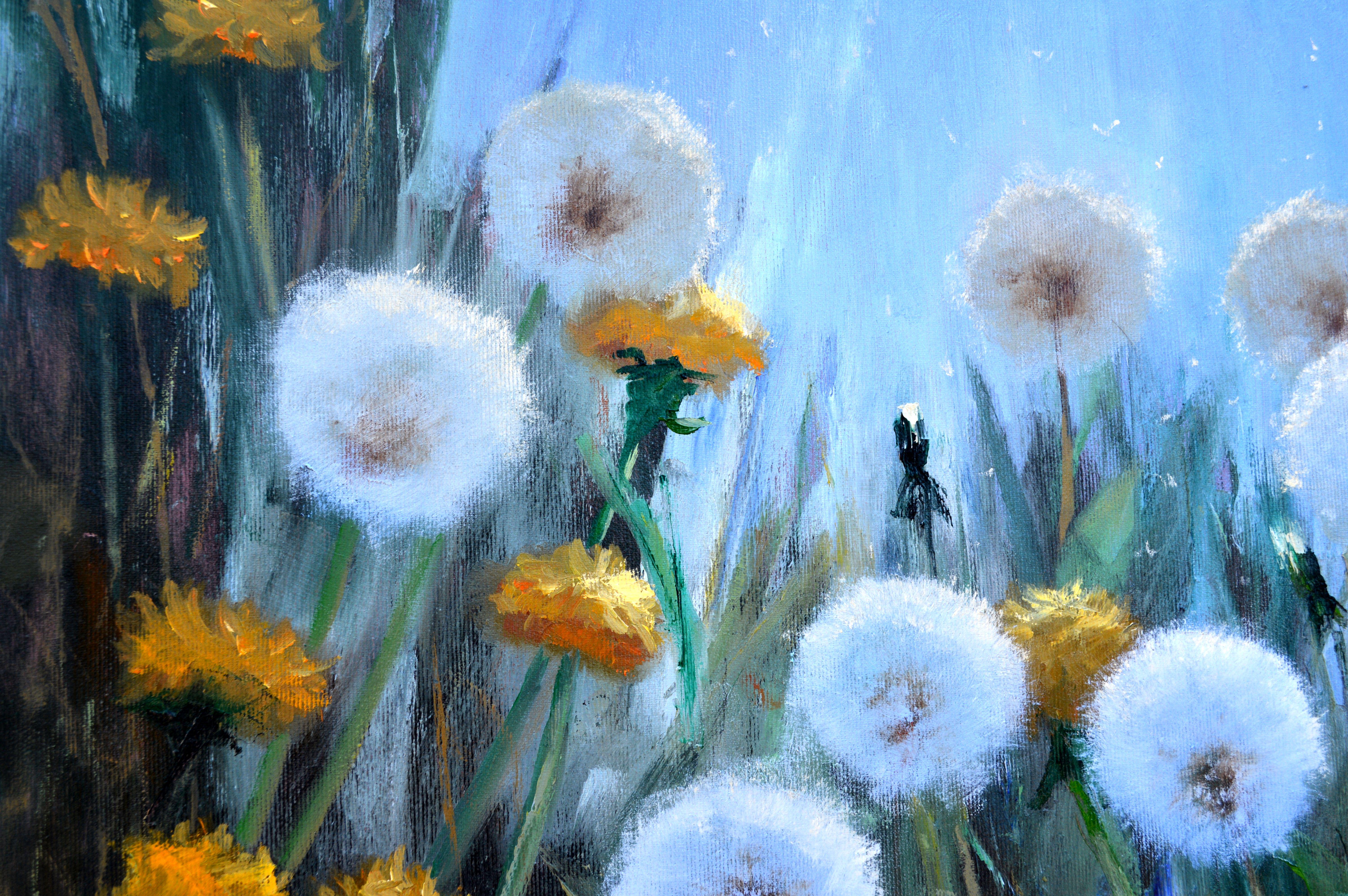 Sunny dandelions 50X70 For Sale 11